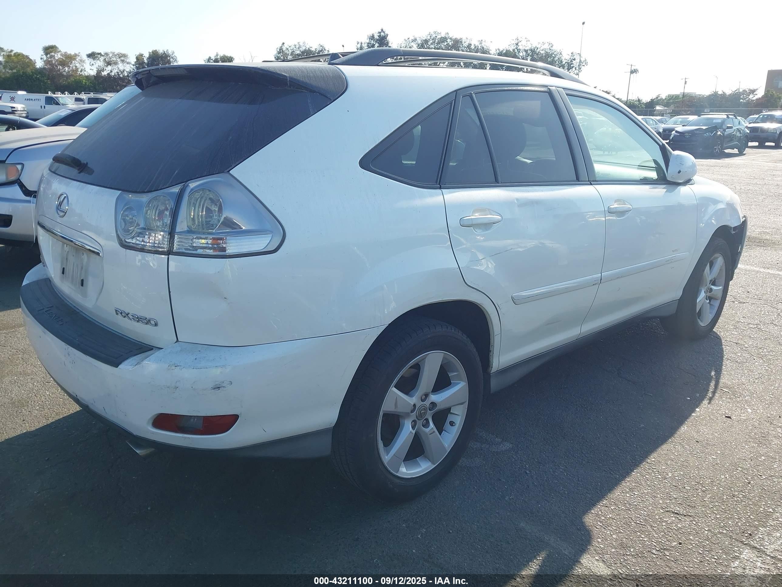 2007 Lexus Rx 350   Белый vin: 2T2GK31U17C003867