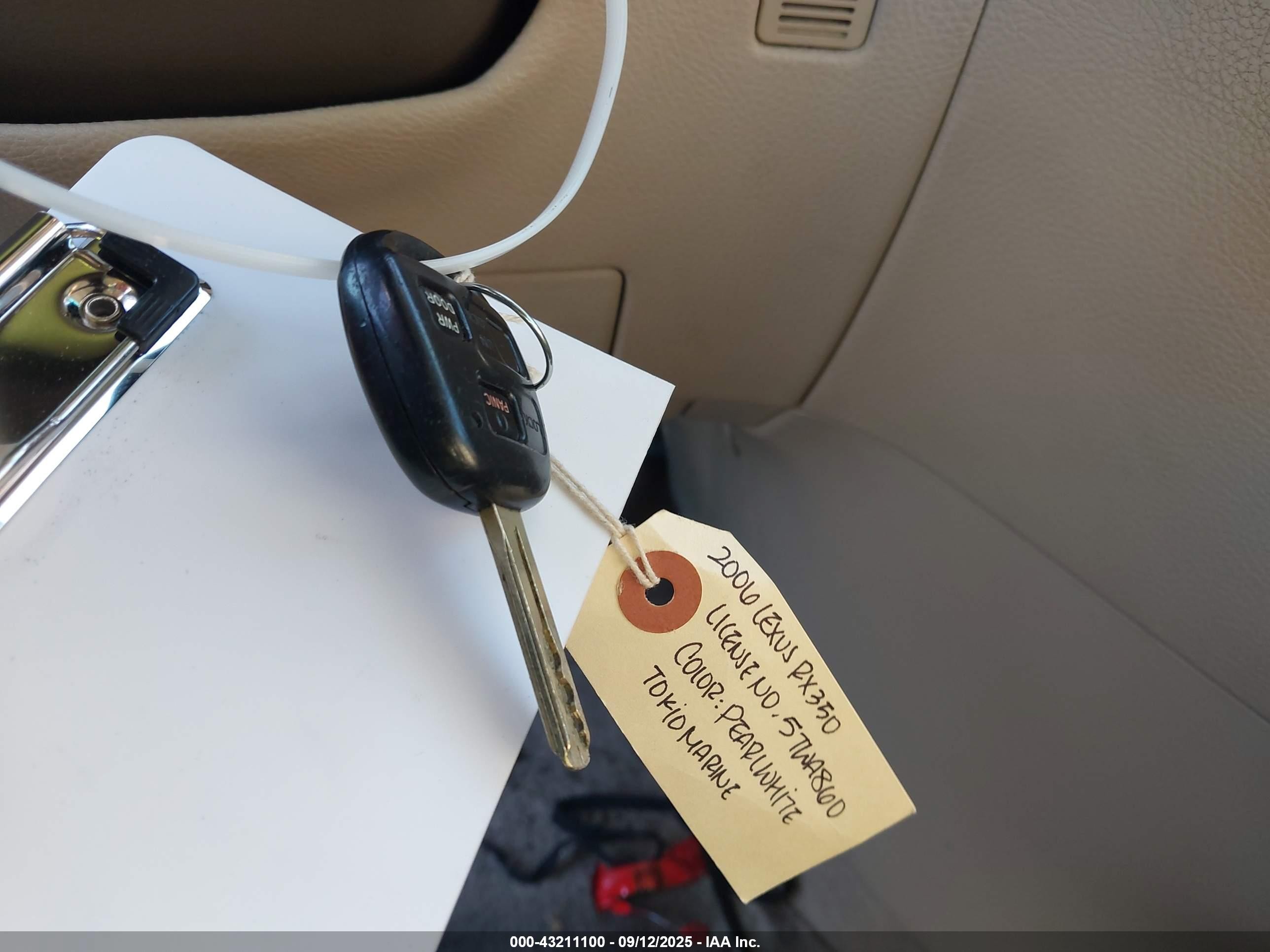 2007 Lexus Rx 350   Белый vin: 2T2GK31U17C003867