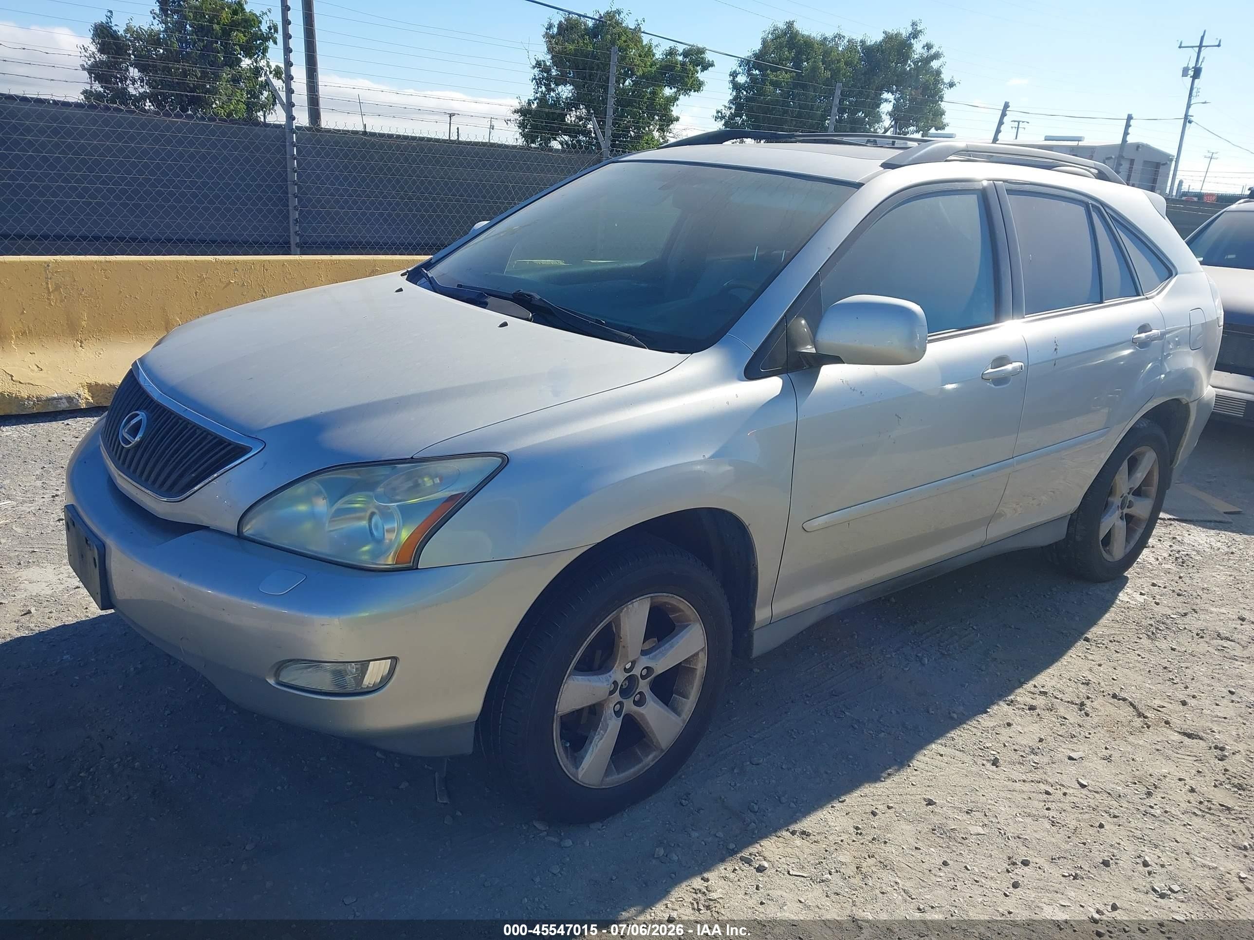 2007 Lexus Rx 350   Gray vin: 2T2GK31U17C019194