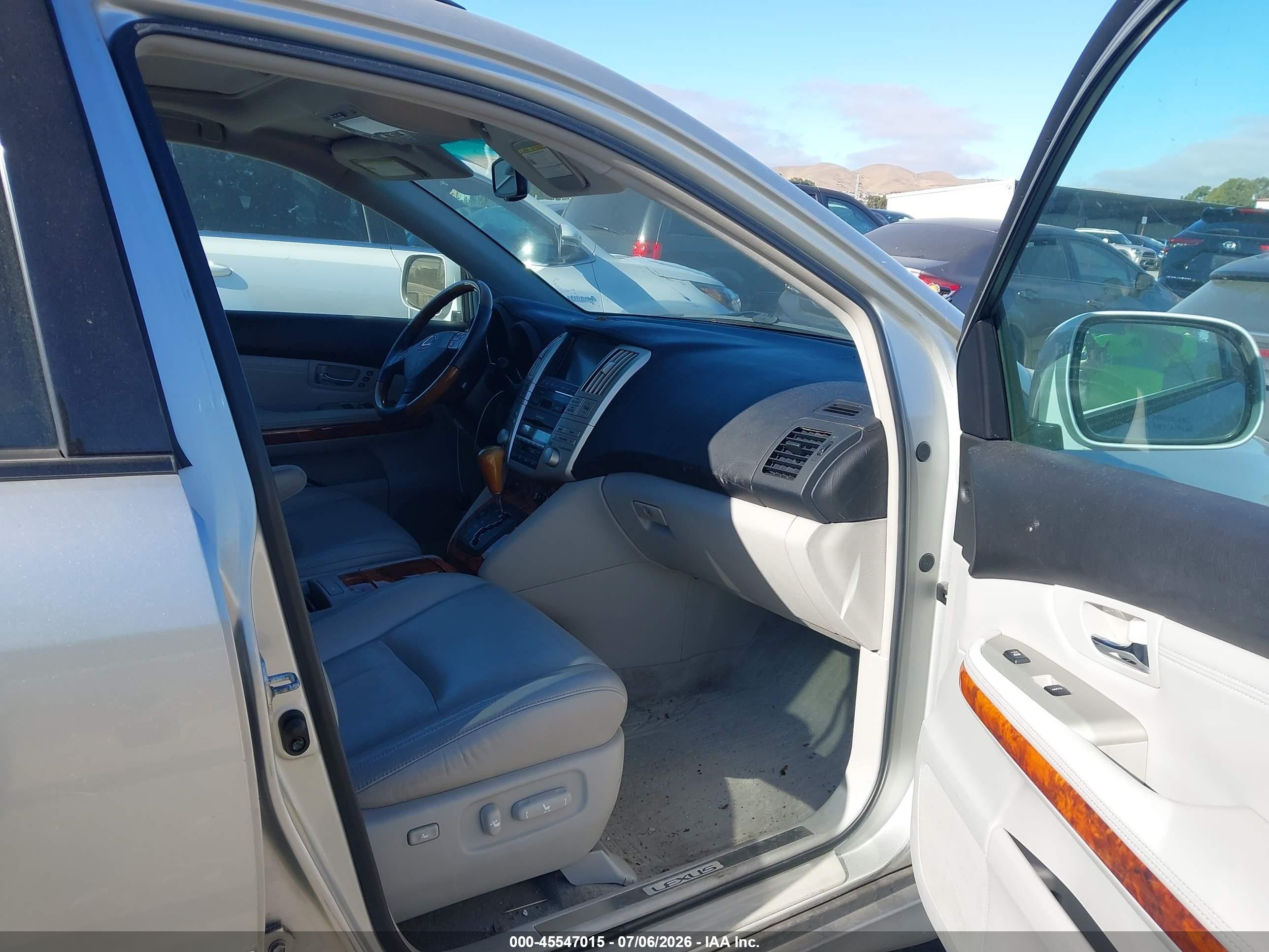2007 Lexus Rx 350   Gray vin: 2T2GK31U17C019194
