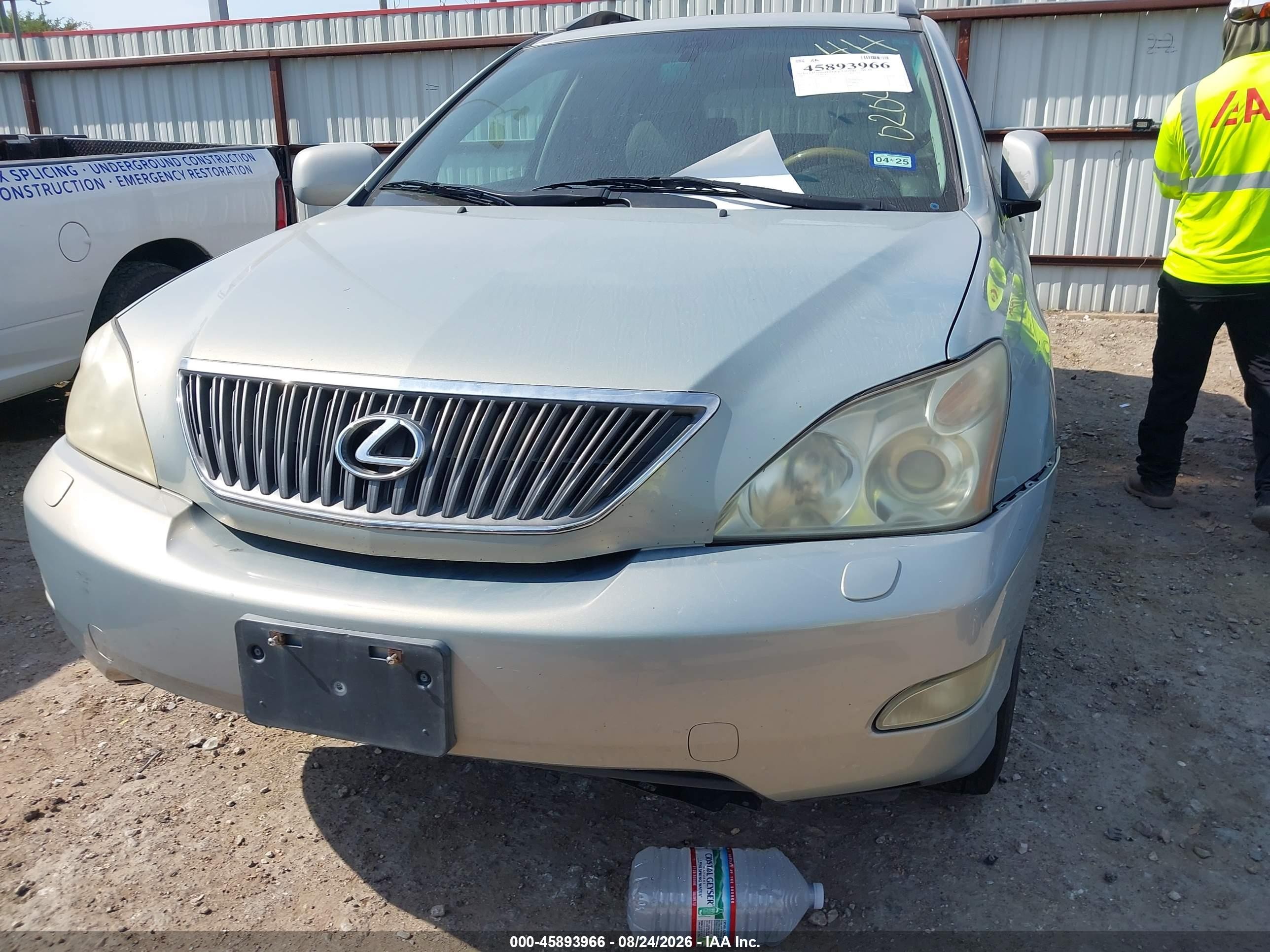 2007 Lexus Rx 350 Silver vin: 2T2GK31U17C020412