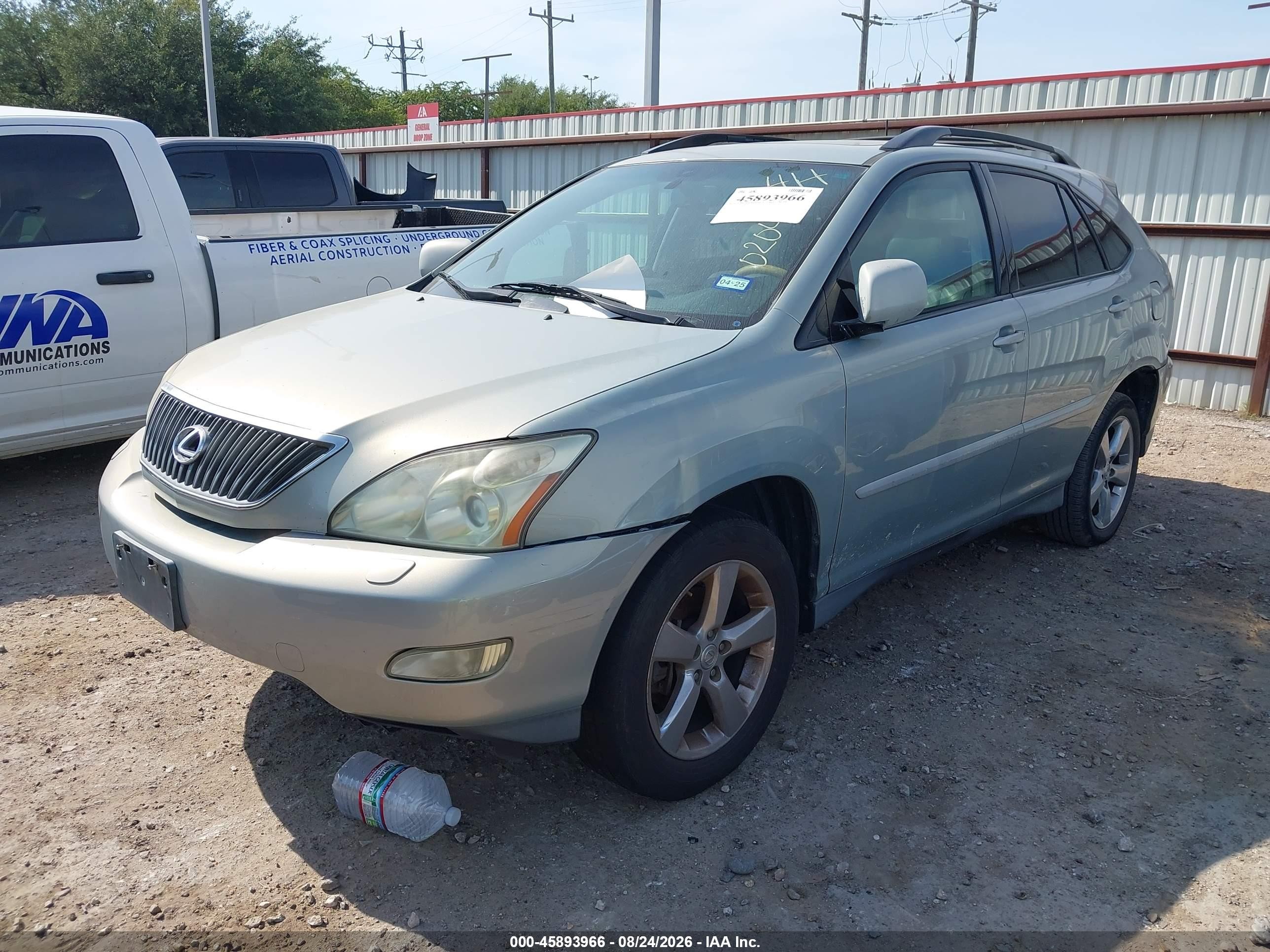 2007 Lexus Rx 350 Silver vin: 2T2GK31U17C020412