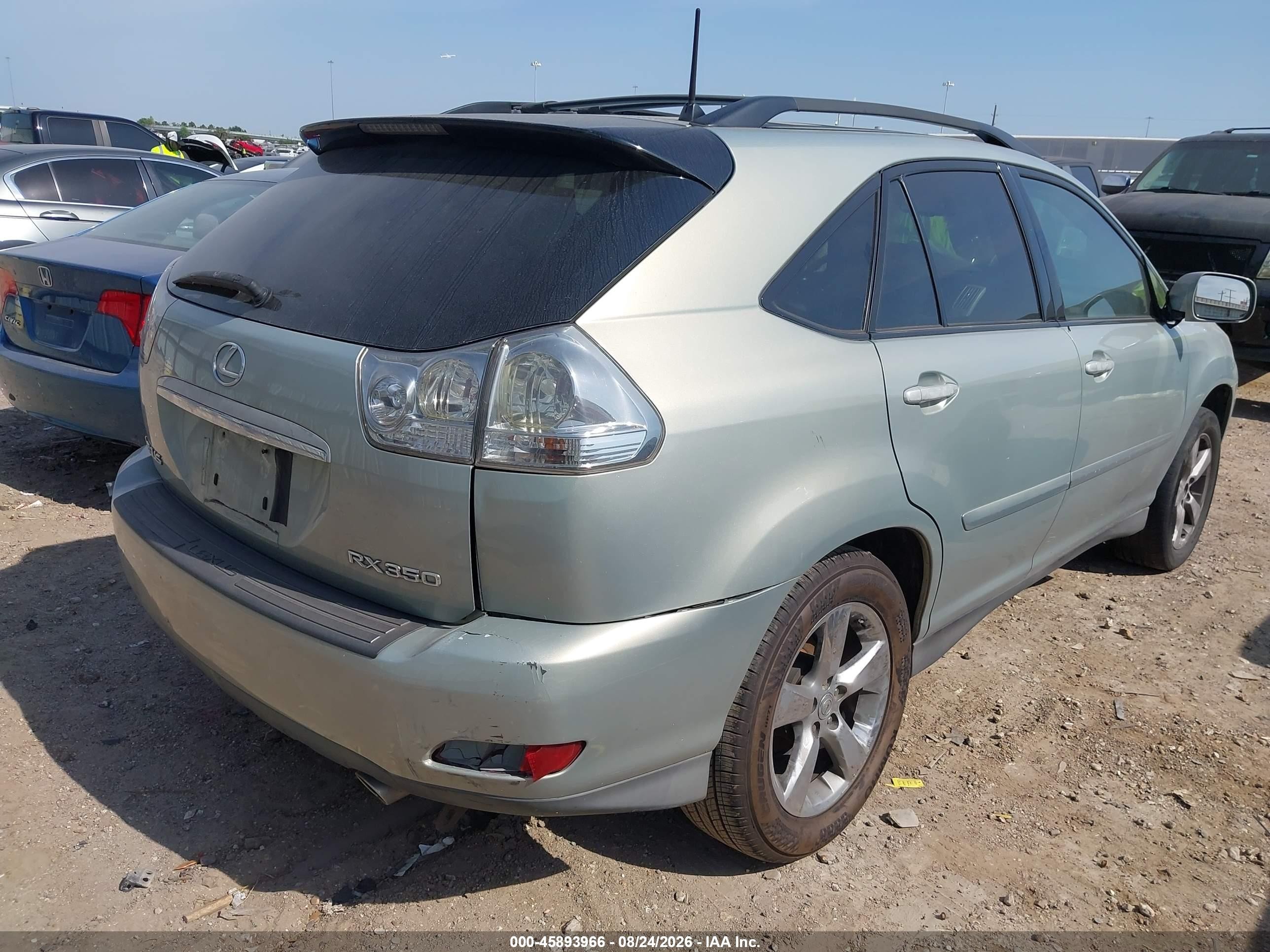 2007 Lexus Rx 350 Silver vin: 2T2GK31U17C020412