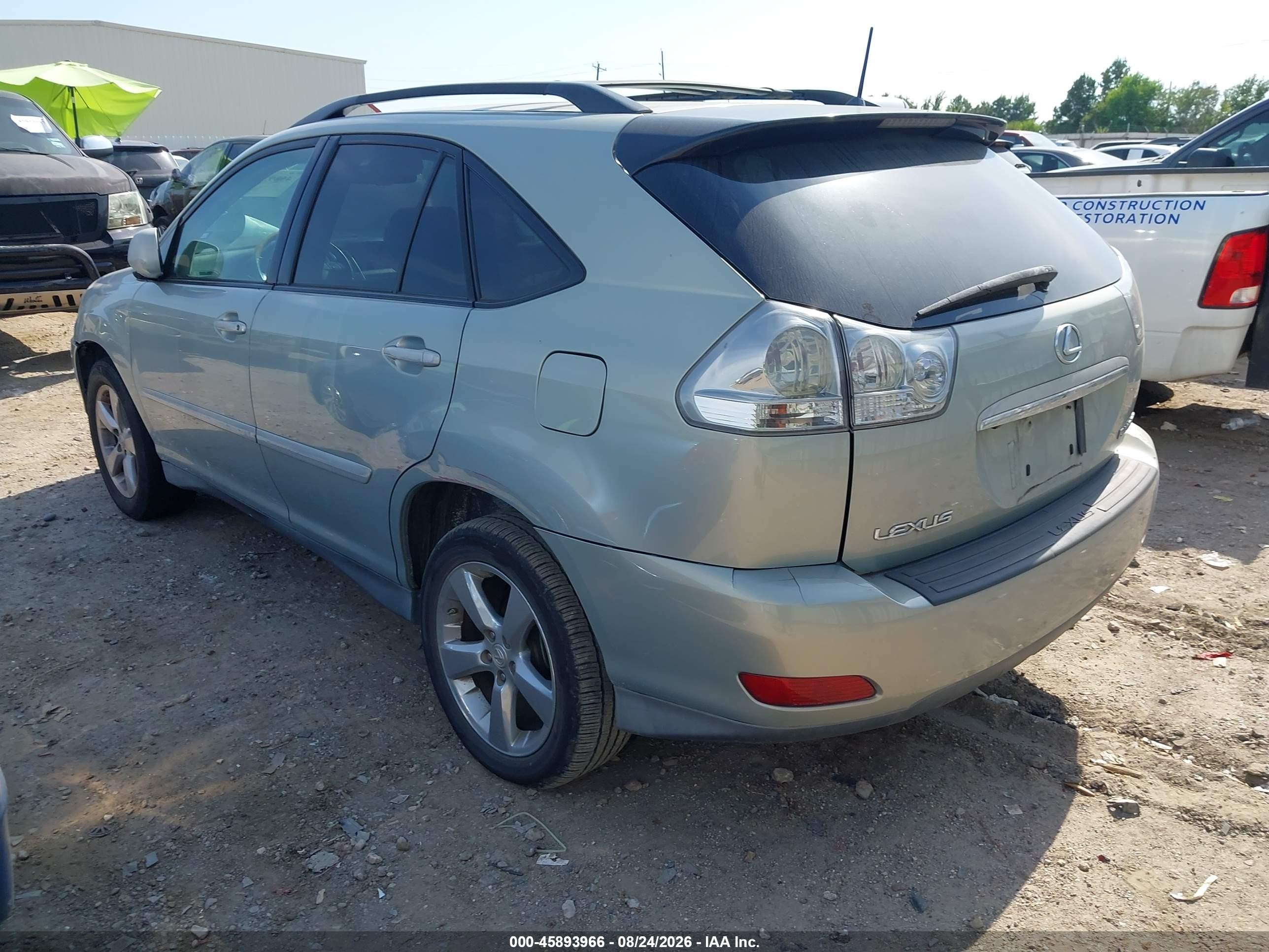 2007 Lexus Rx 350 Silver vin: 2T2GK31U17C020412
