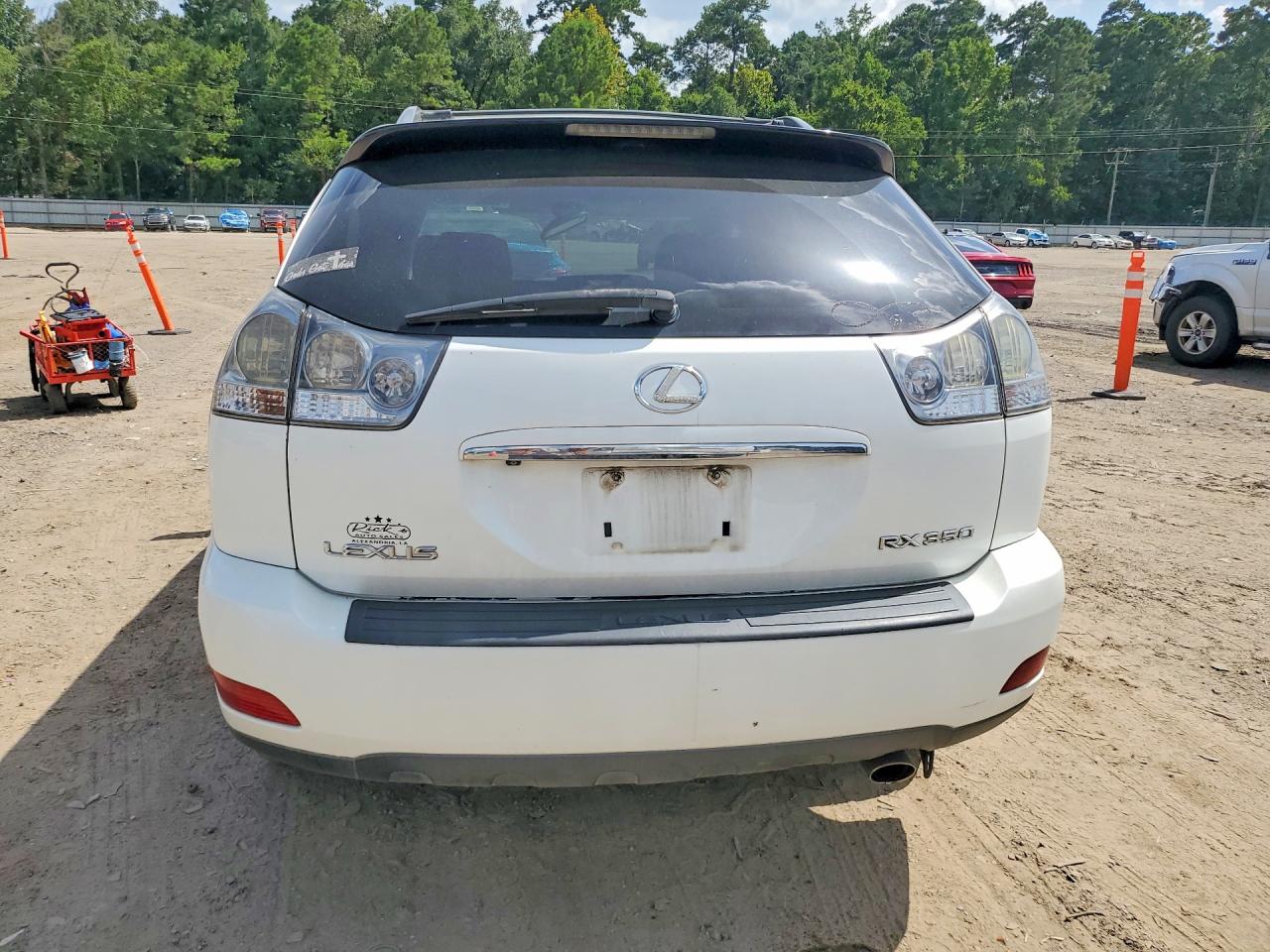 2008 Lexus Rx 350 White vin: 2T2GK31U18C027765