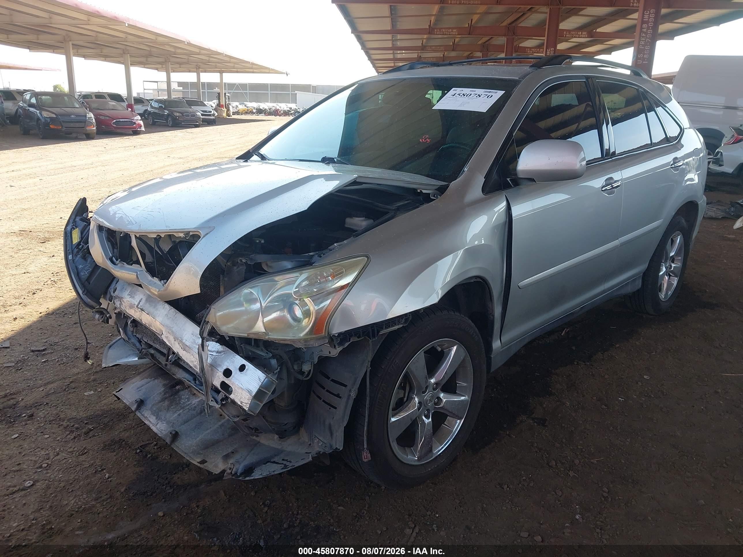 2008 Lexus Rx 350   Серебряный vin: 2T2GK31U18C032187