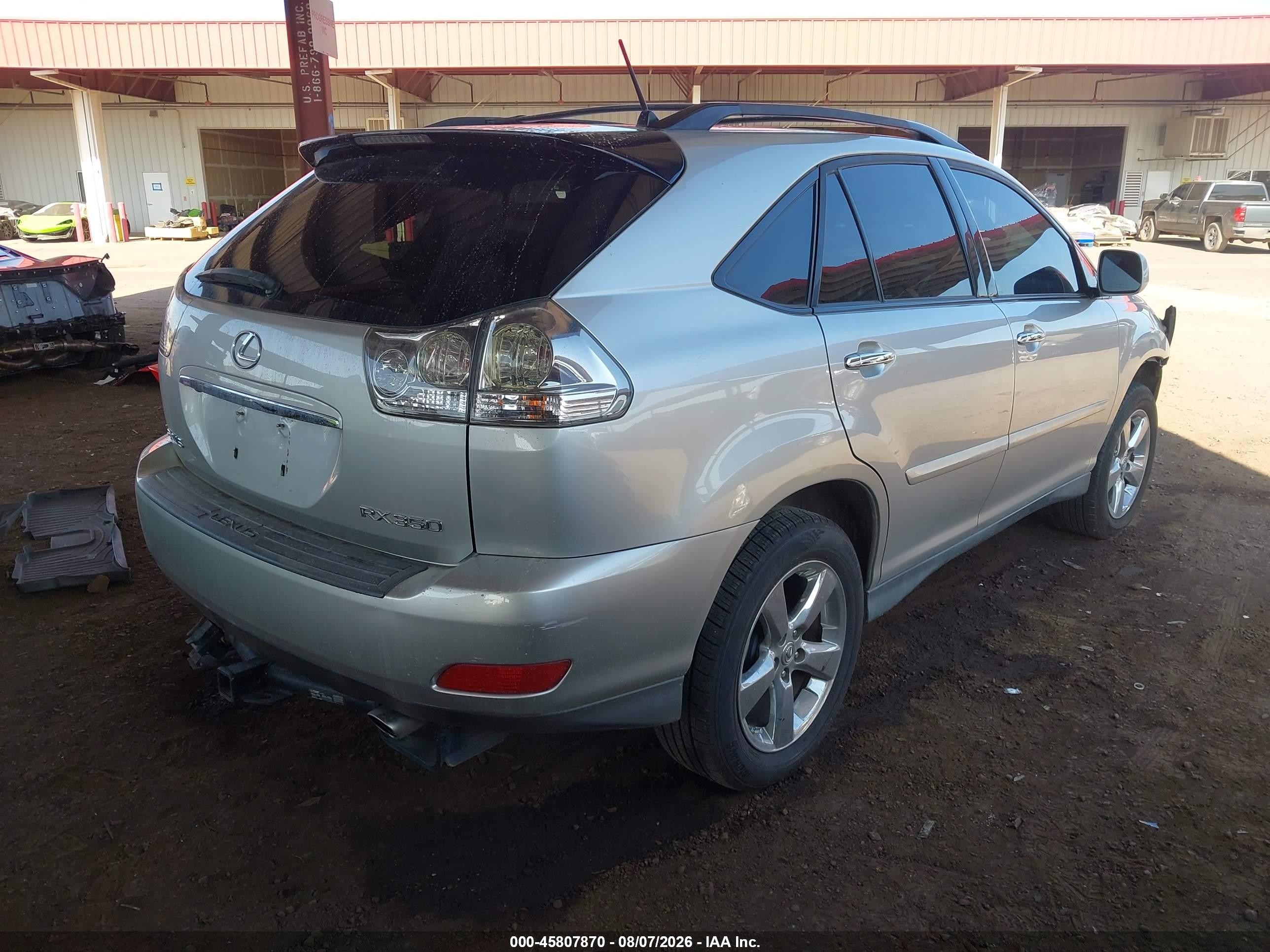 2008 Lexus Rx 350   Серебряный vin: 2T2GK31U18C032187