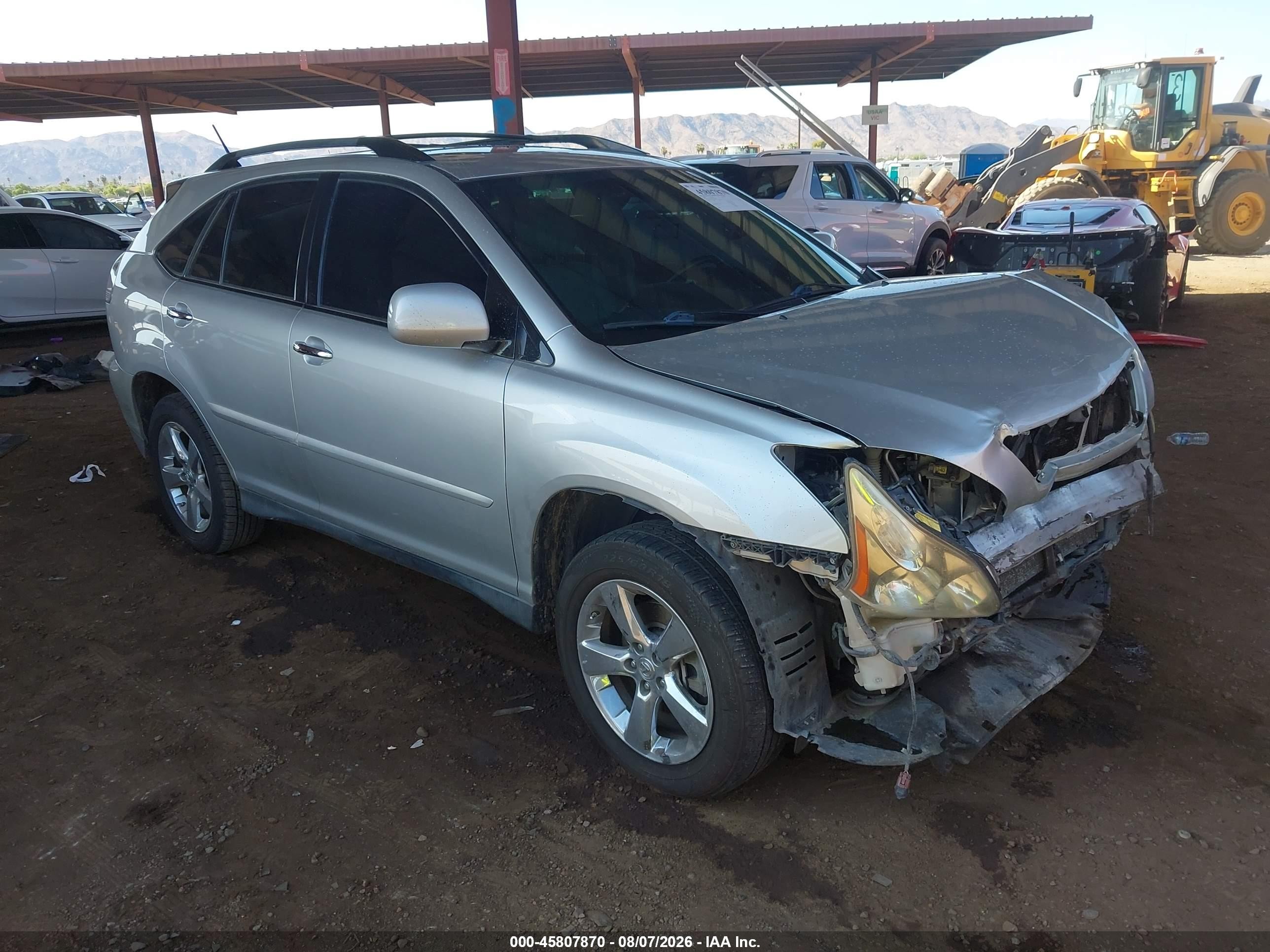 2008 Lexus Rx 350   Silver vin: 2T2GK31U18C032187