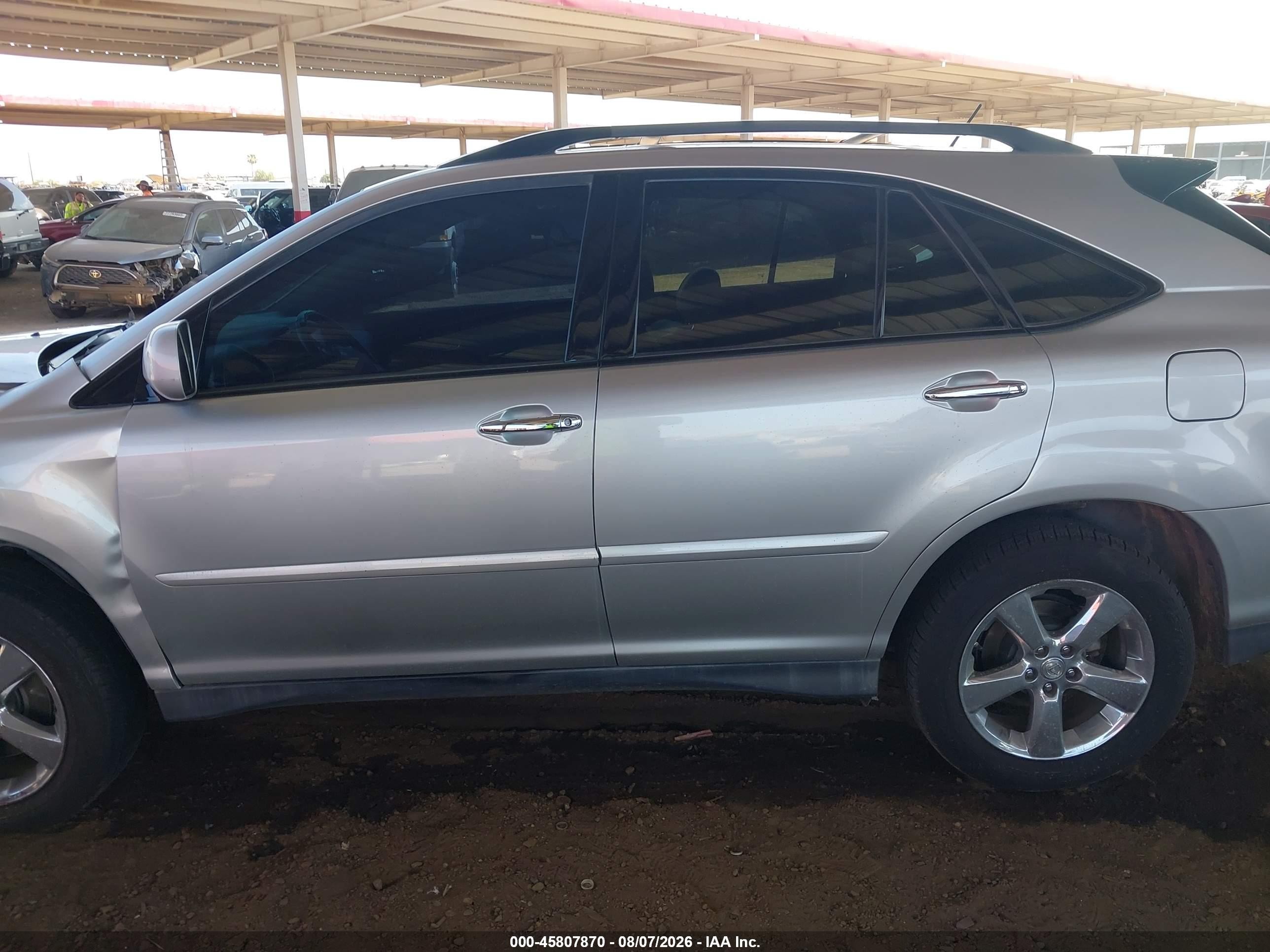 2008 Lexus Rx 350   Серебряный vin: 2T2GK31U18C032187