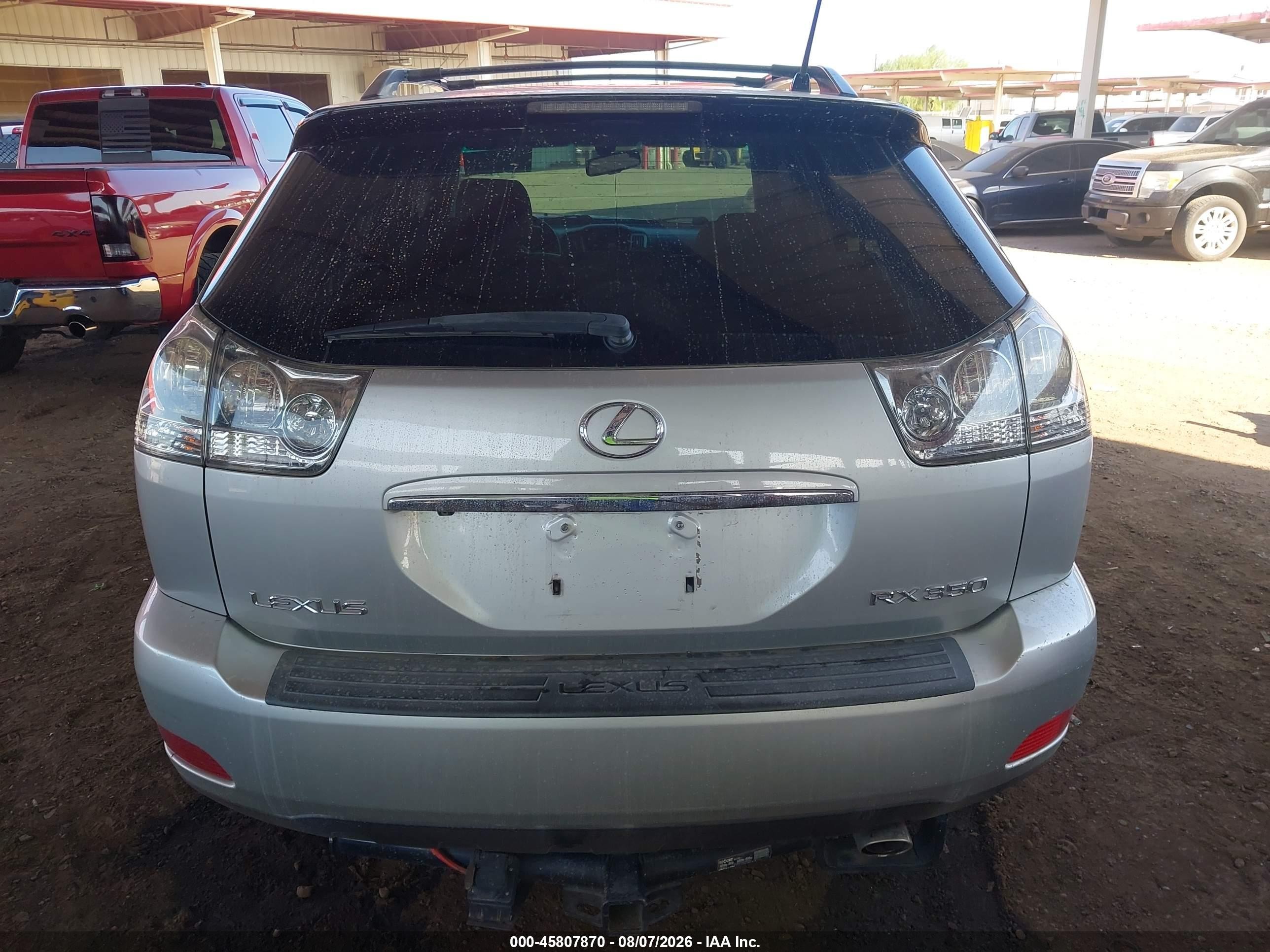 2008 Lexus Rx 350   Серебряный vin: 2T2GK31U18C032187