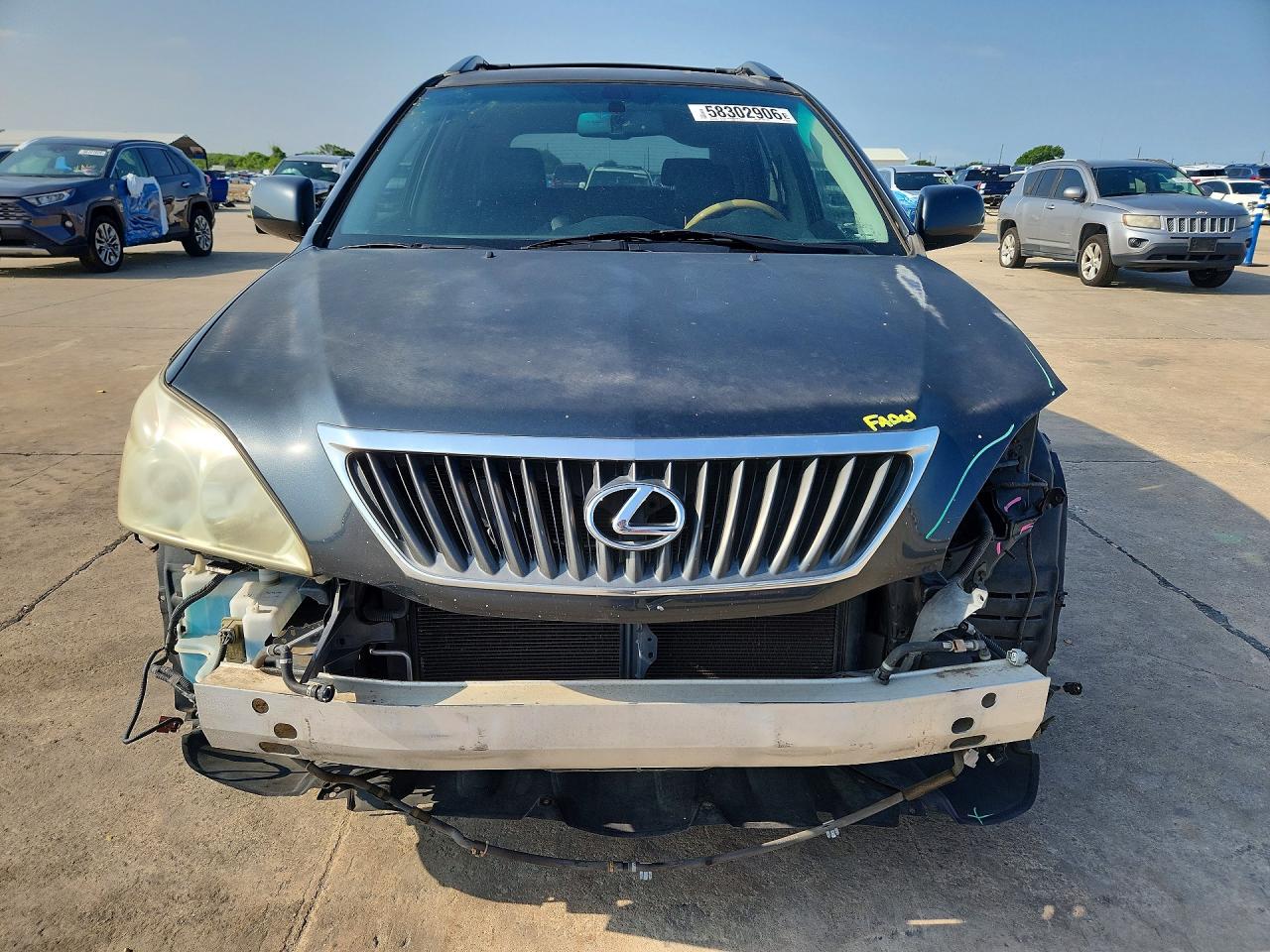 2008 Lexus Rx 350 Charcoal vin: 2T2GK31U18C040029
