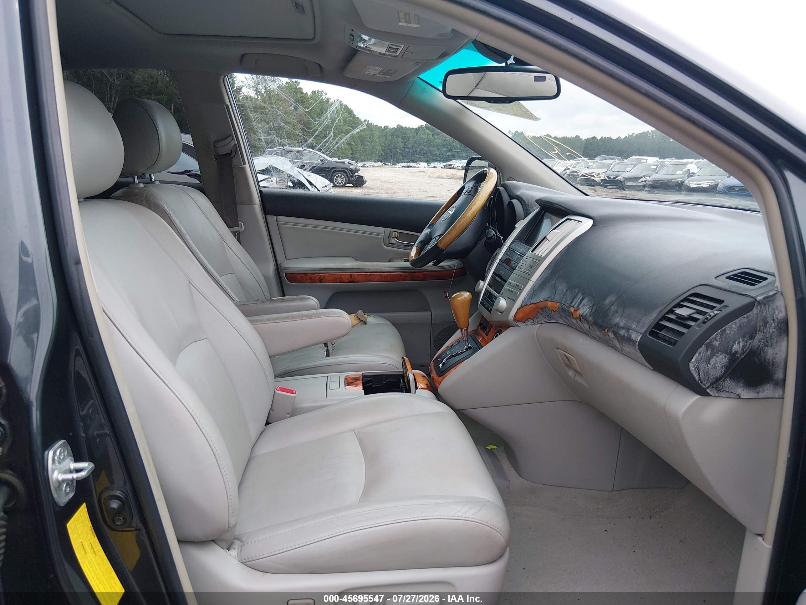 2008 Lexus Rx 350   Black vin: 2T2GK31U18C041567