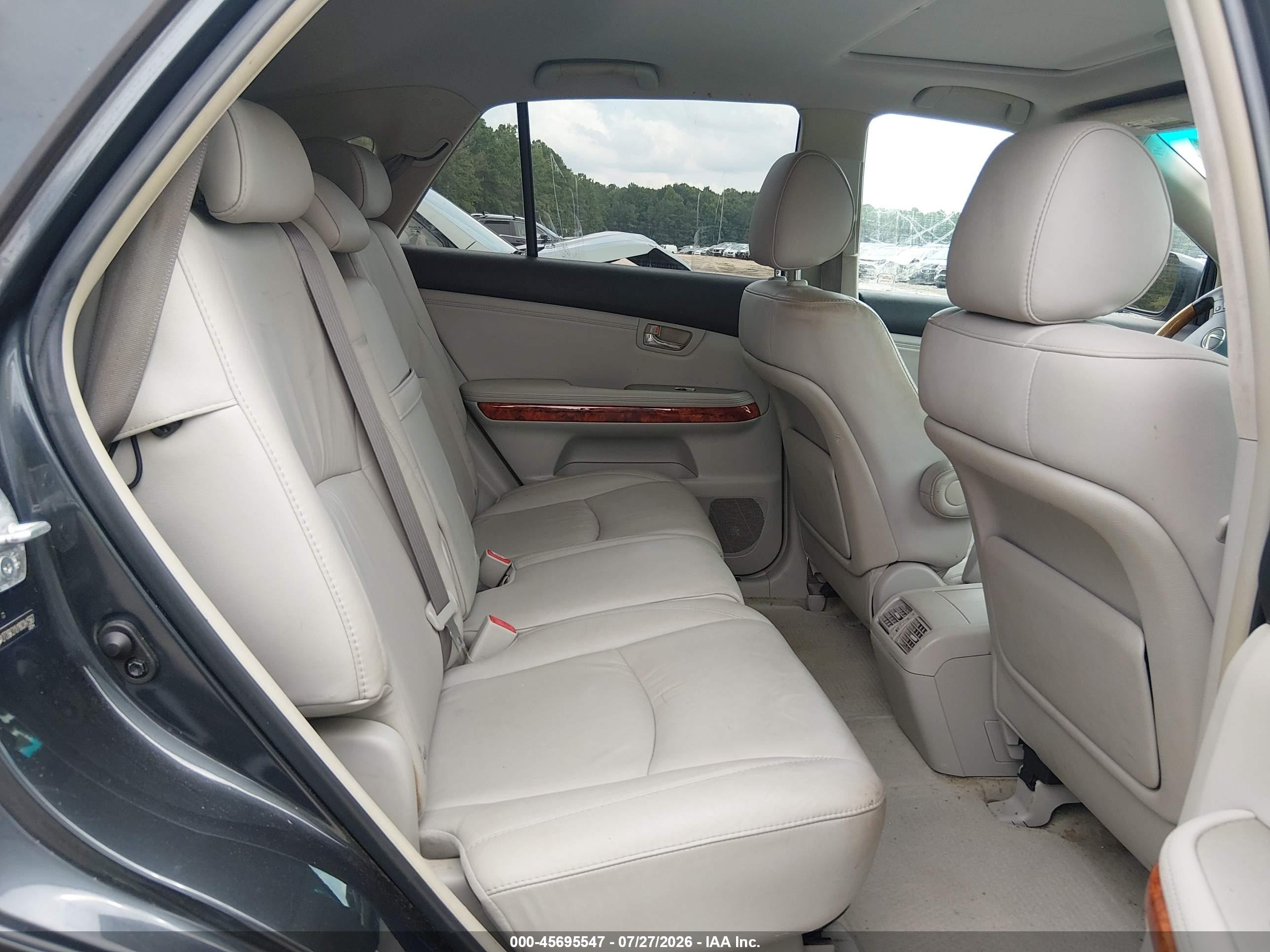 2008 Lexus Rx 350   Black vin: 2T2GK31U18C041567