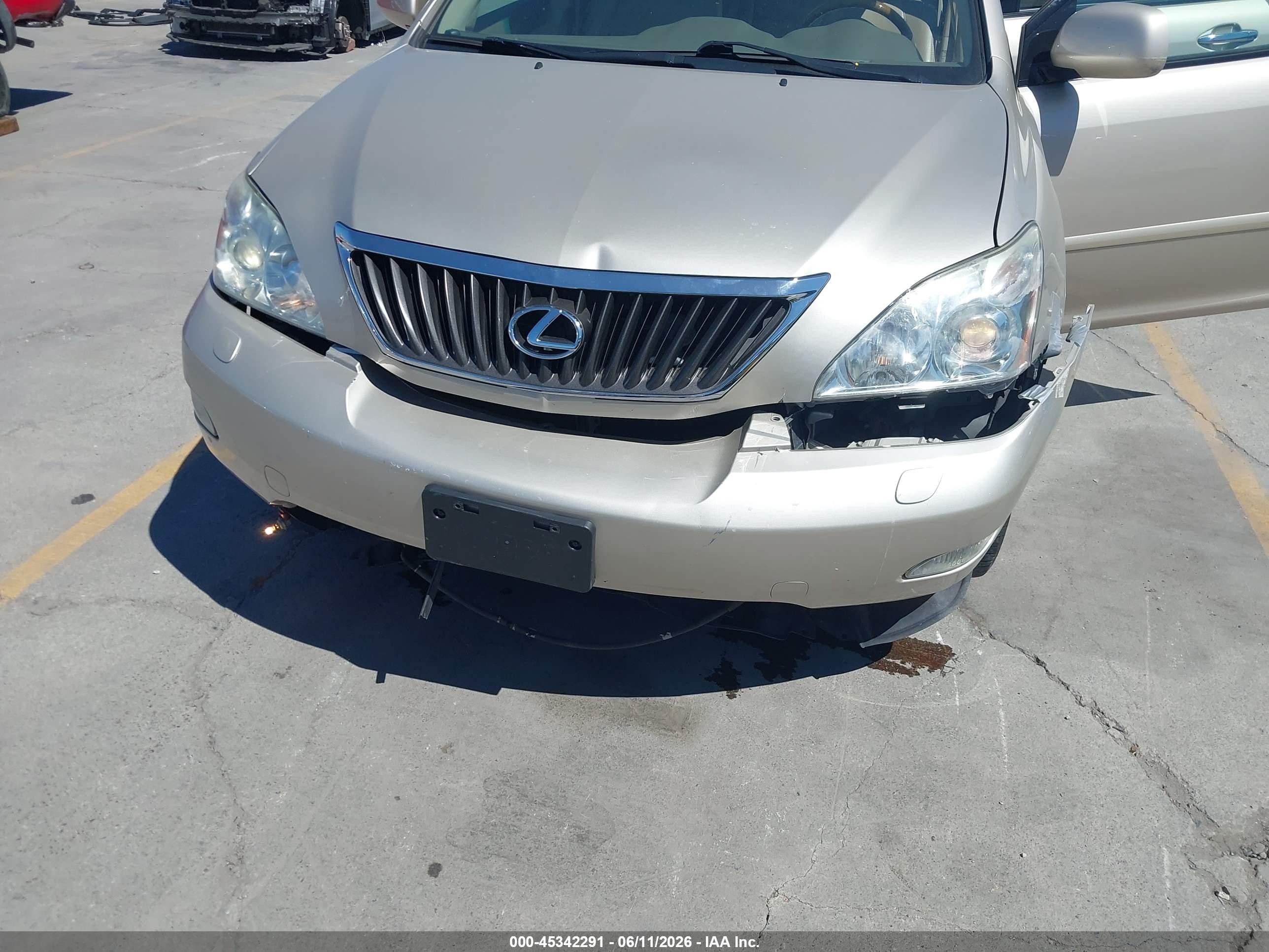 2008 Lexus Rx 350   Brown vin: 2T2GK31U18C049149