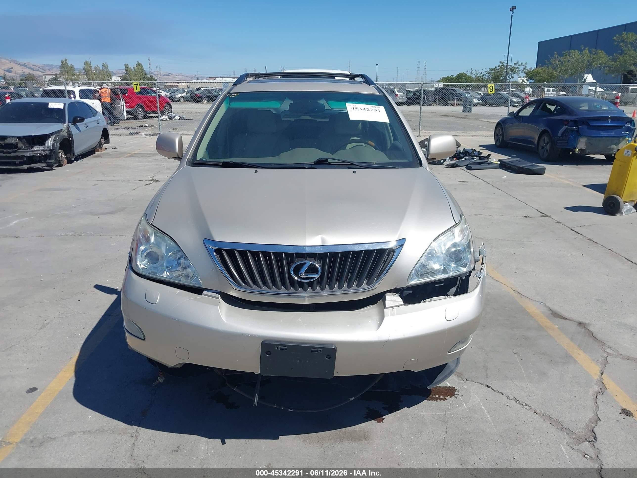 2008 Lexus Rx 350   Brown vin: 2T2GK31U18C049149