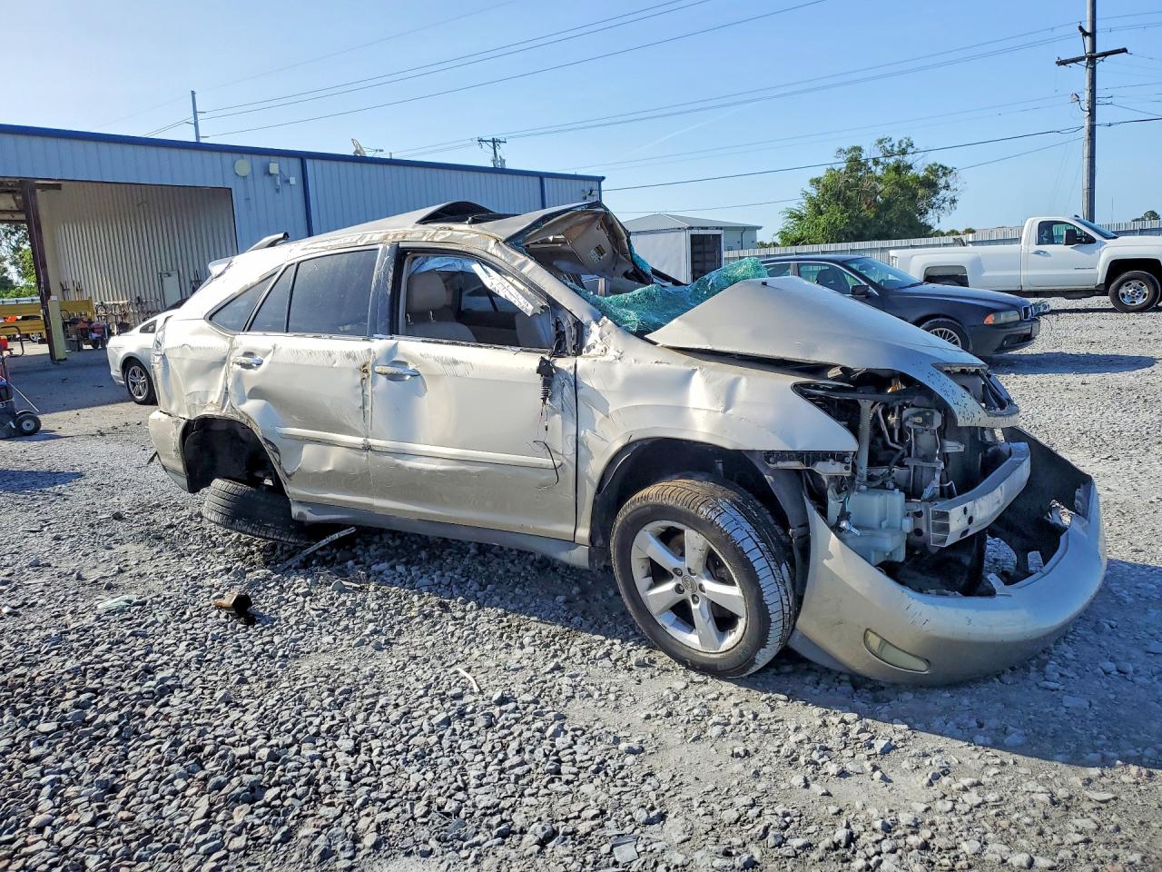 2008 Lexus Rx 350 Beige vin: 2T2GK31U18C050821