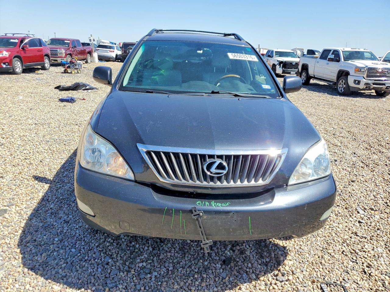 2009 Lexus Rx 350 Charcoal vin: 2T2GK31U19C060069
