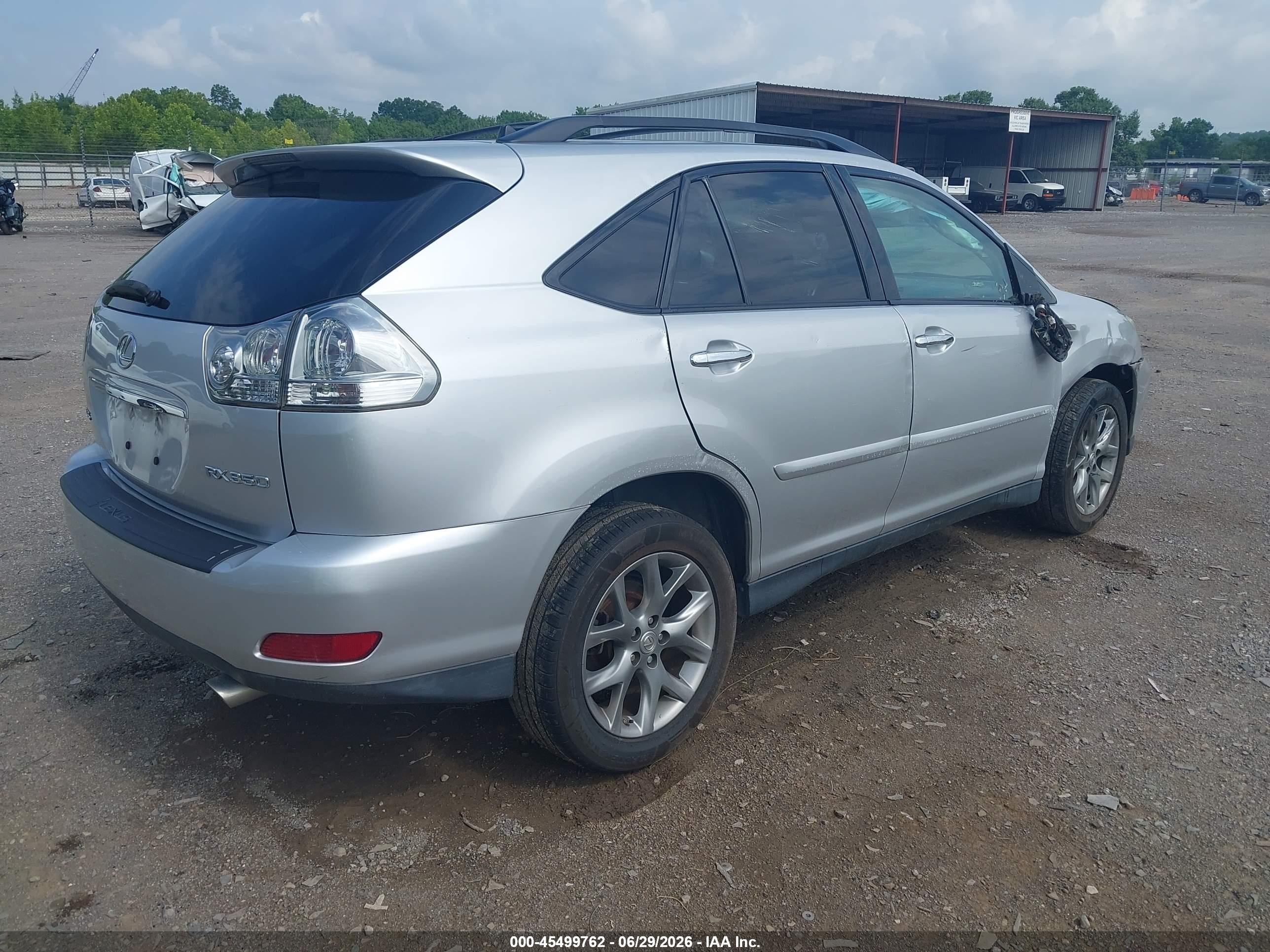 2009 Lexus Rx 350   Silver vin: 2T2GK31U19C060556