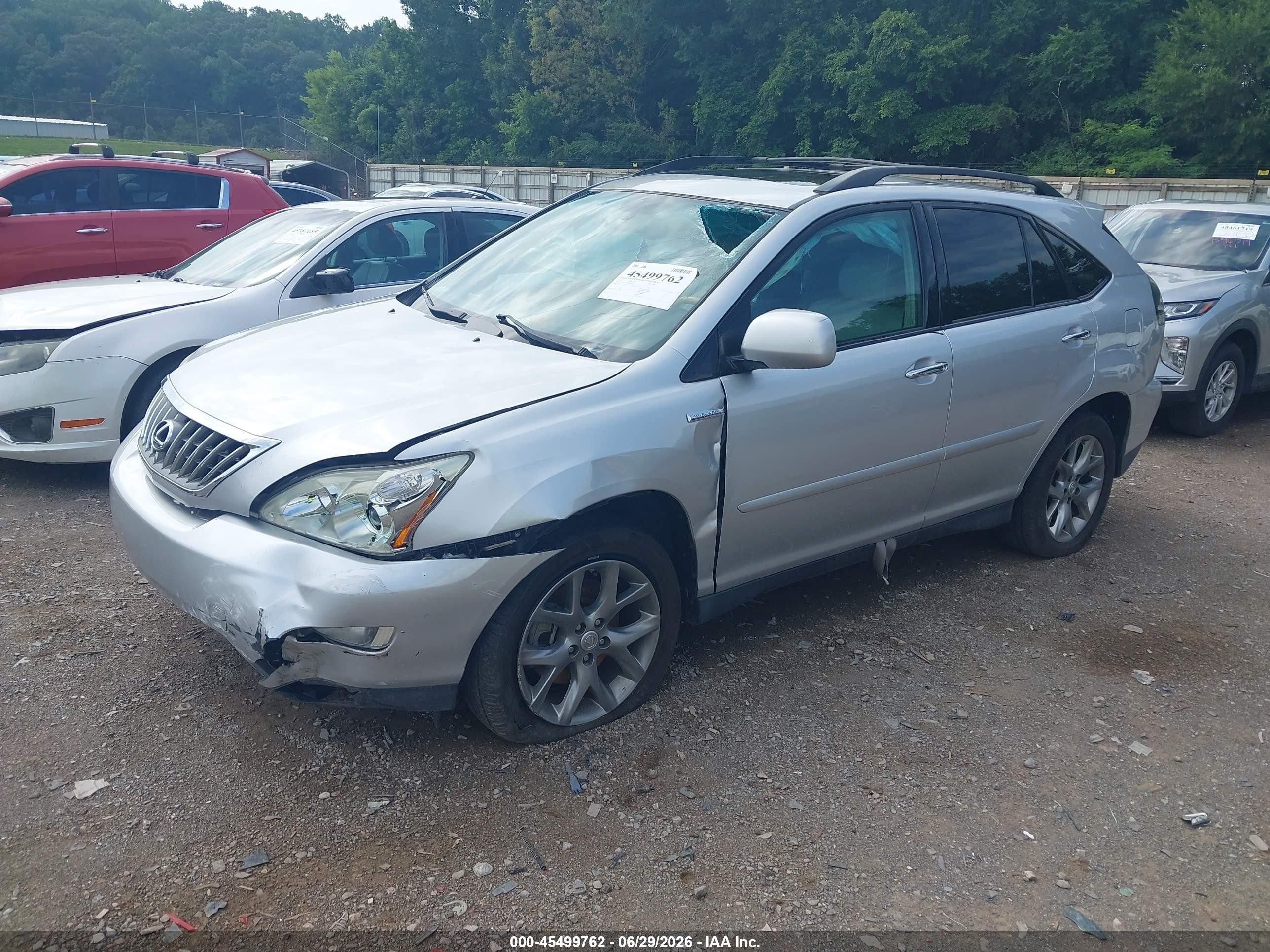 2009 Lexus Rx 350   Silver vin: 2T2GK31U19C060556