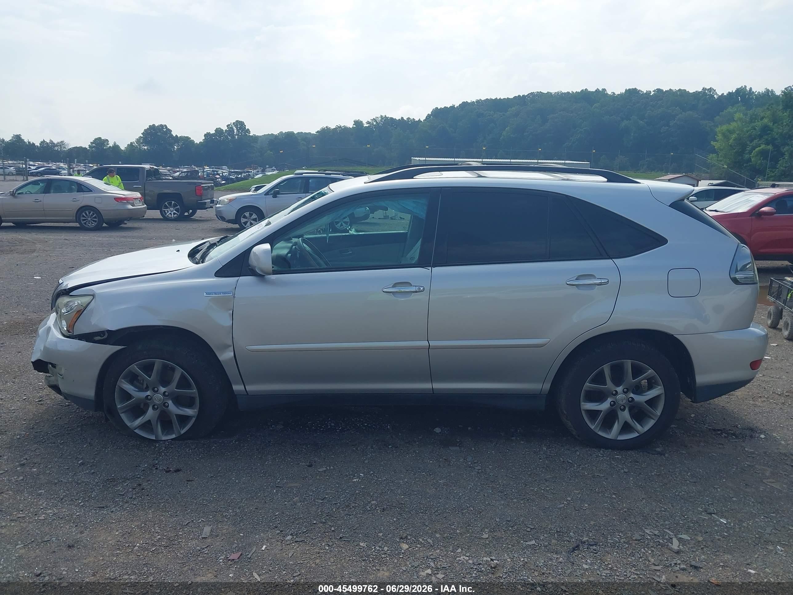 2009 Lexus Rx 350   Silver vin: 2T2GK31U19C060556