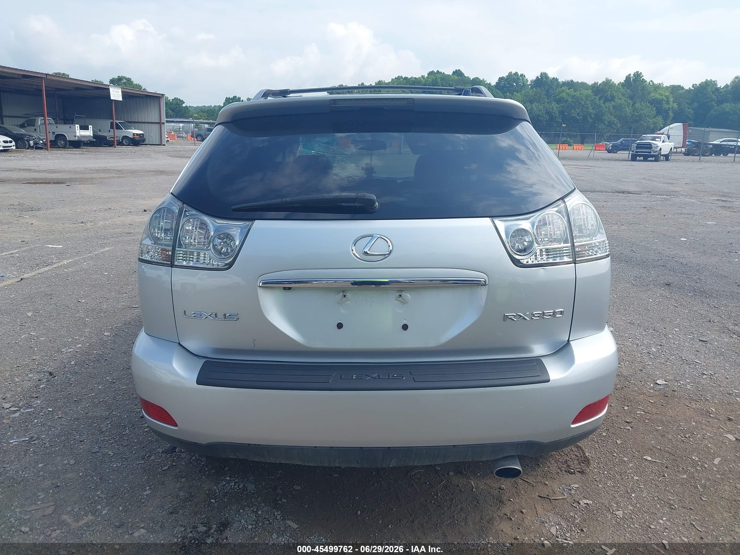 2009 Lexus Rx 350   Silver vin: 2T2GK31U19C060556