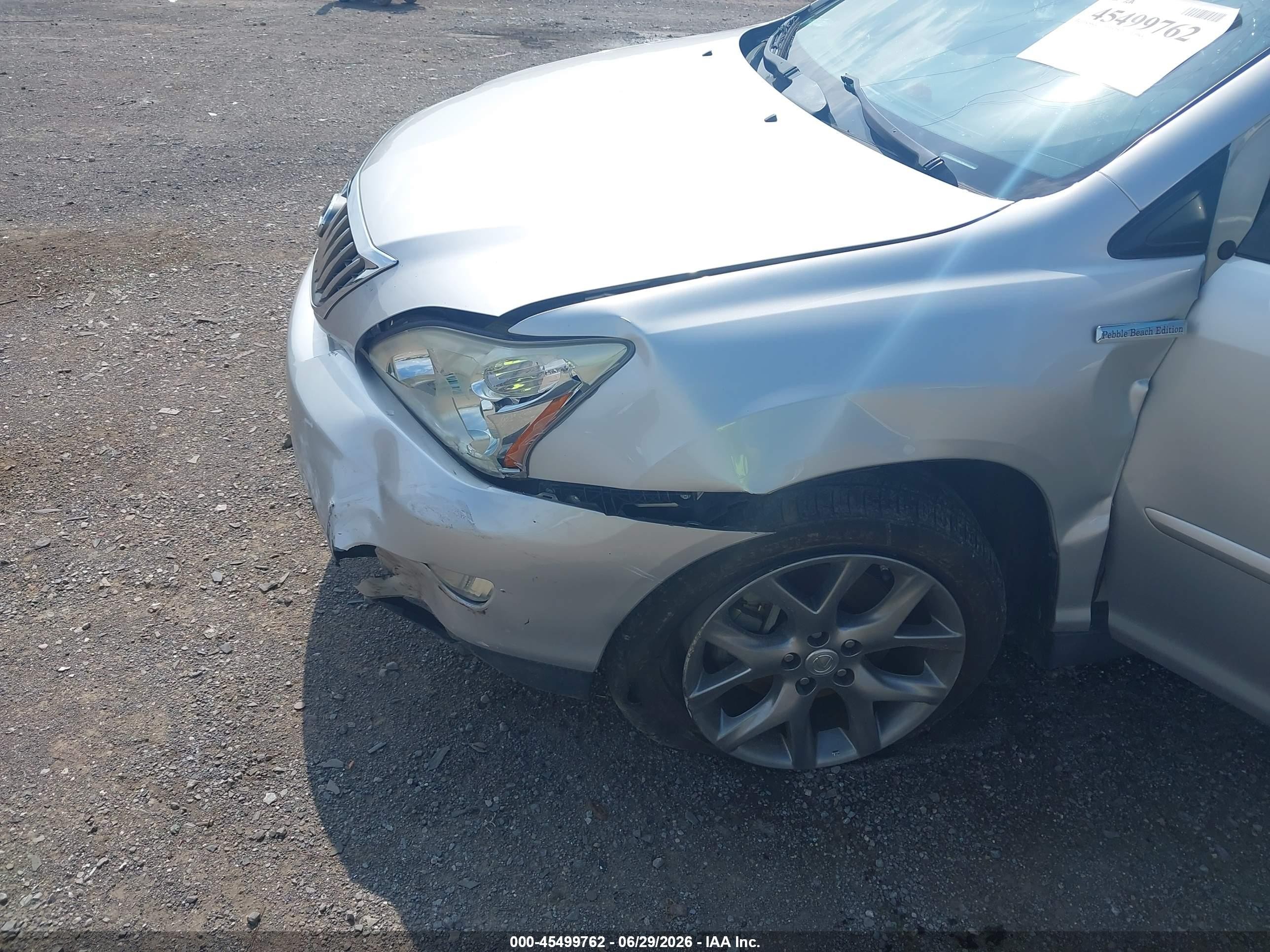 2009 Lexus Rx 350   Silver vin: 2T2GK31U19C060556
