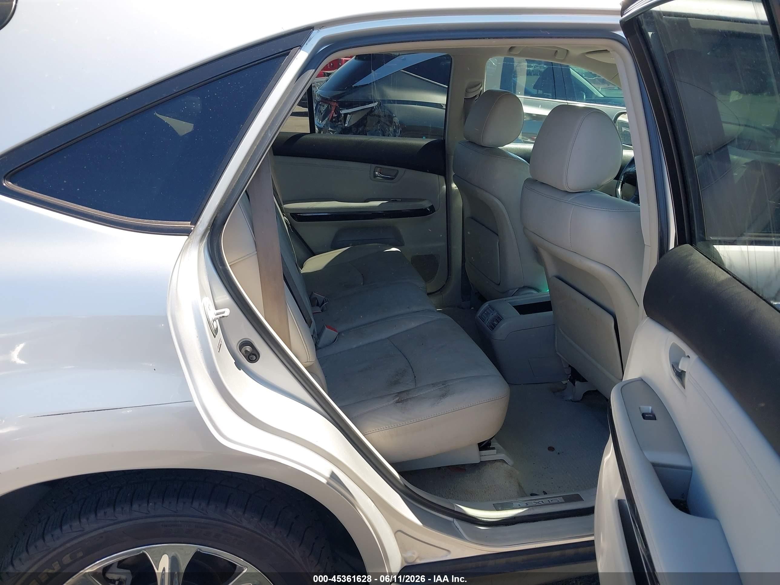 2009 Lexus Rx 350   Silver vin: 2T2GK31U19C060797