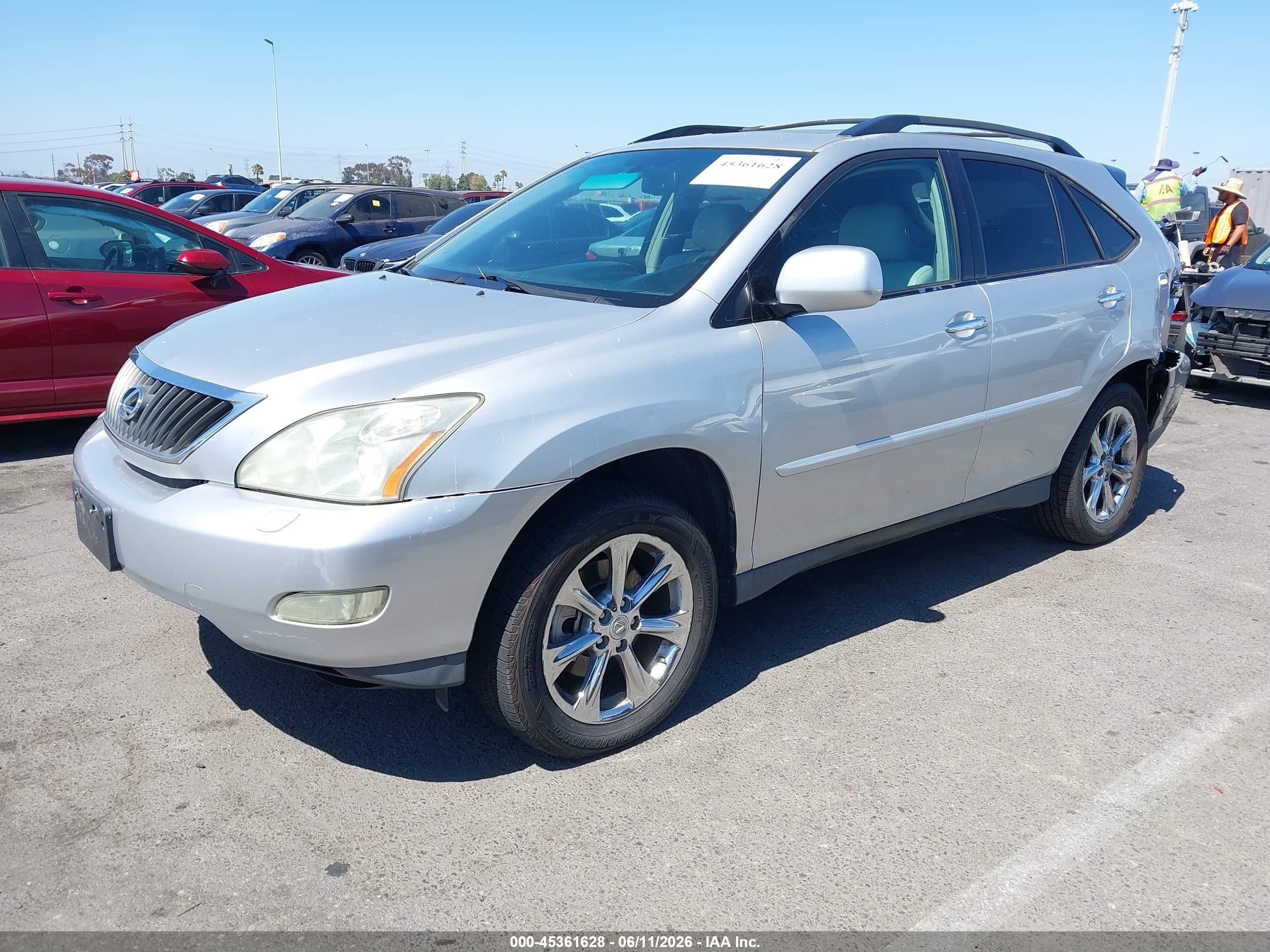 2009 Lexus Rx 350   Silver vin: 2T2GK31U19C060797