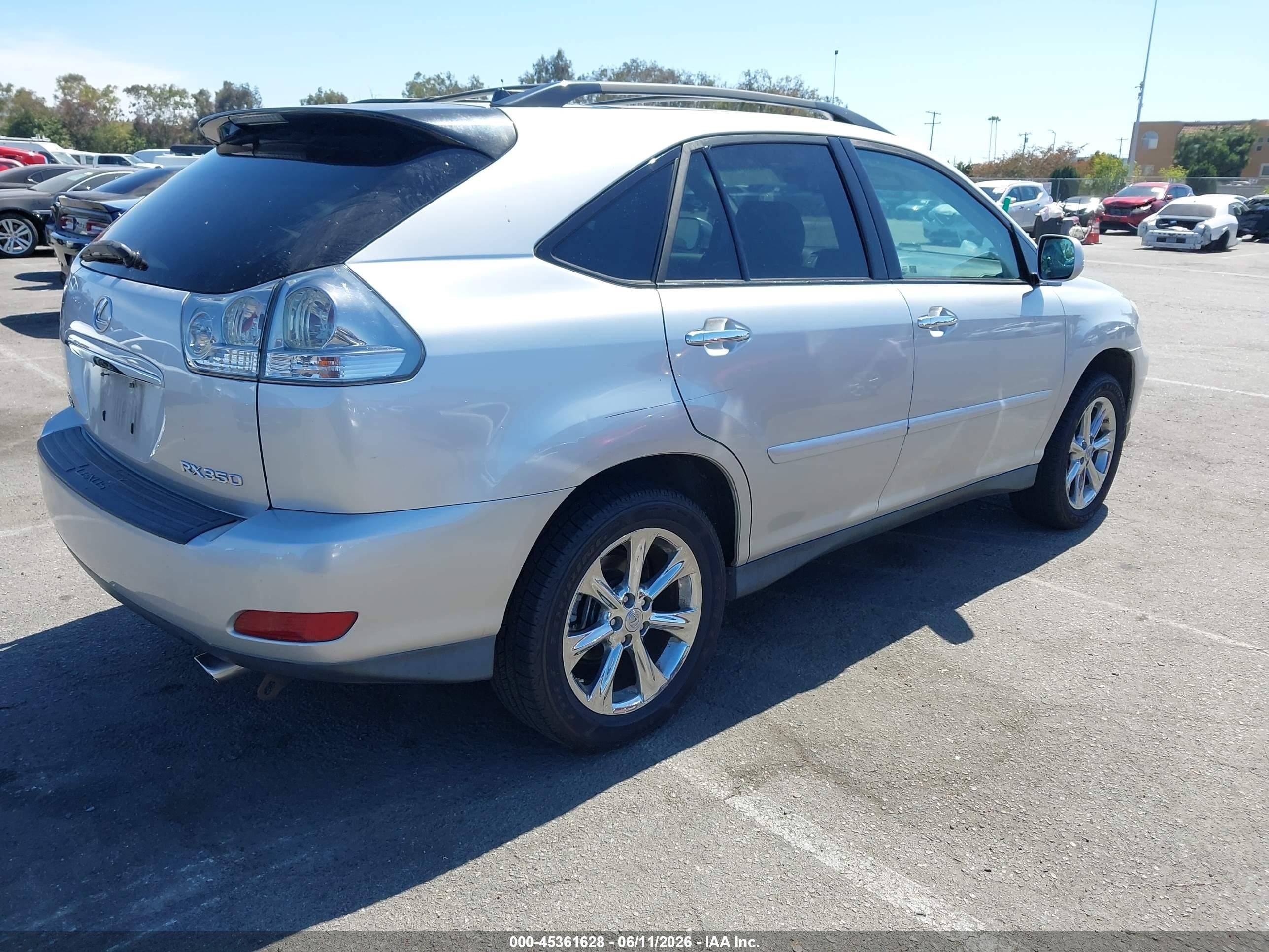 2009 Lexus Rx 350   Silver vin: 2T2GK31U19C060797