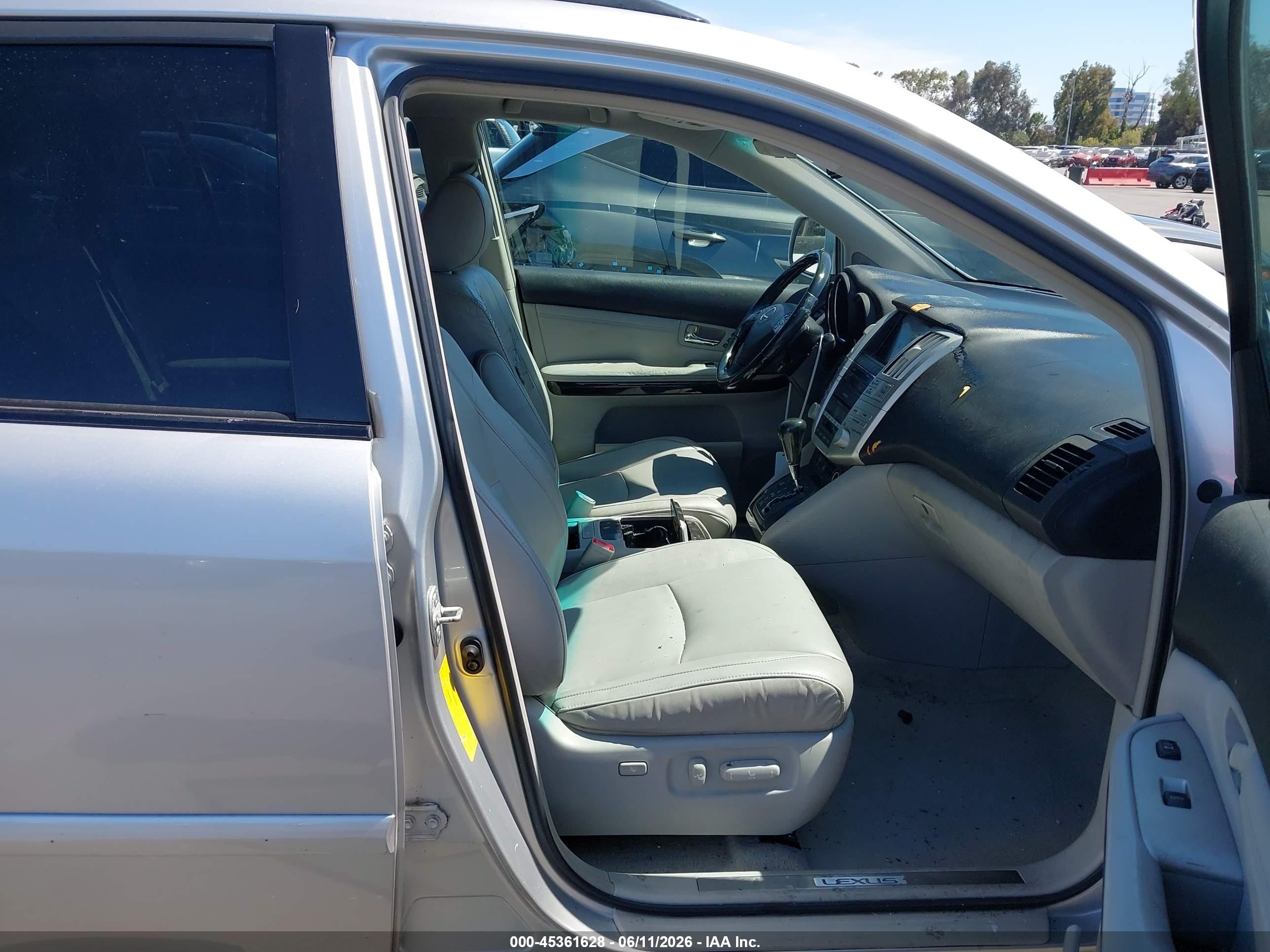 2009 Lexus Rx 350   Silver vin: 2T2GK31U19C060797