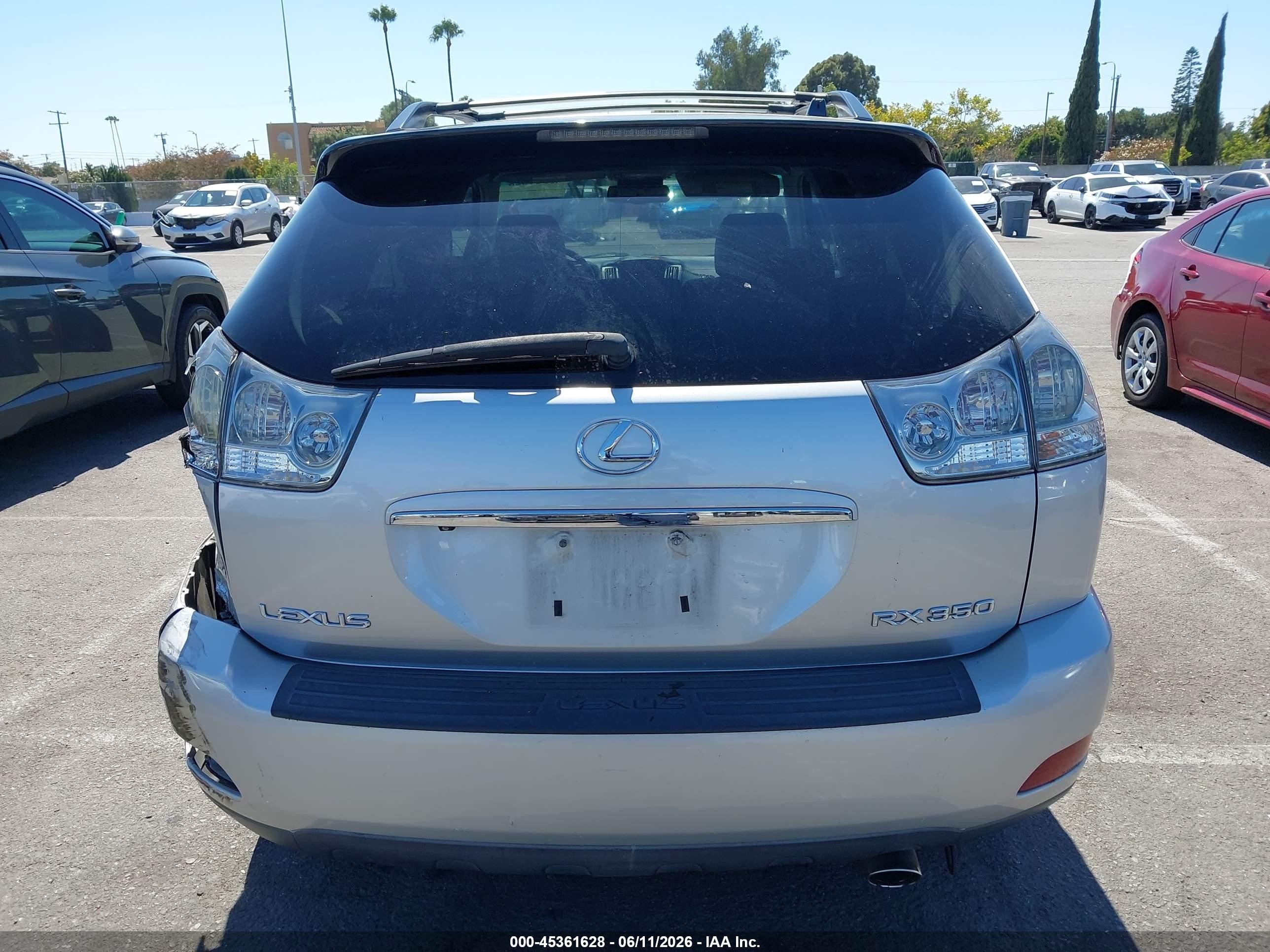 2009 Lexus Rx 350   Silver vin: 2T2GK31U19C060797