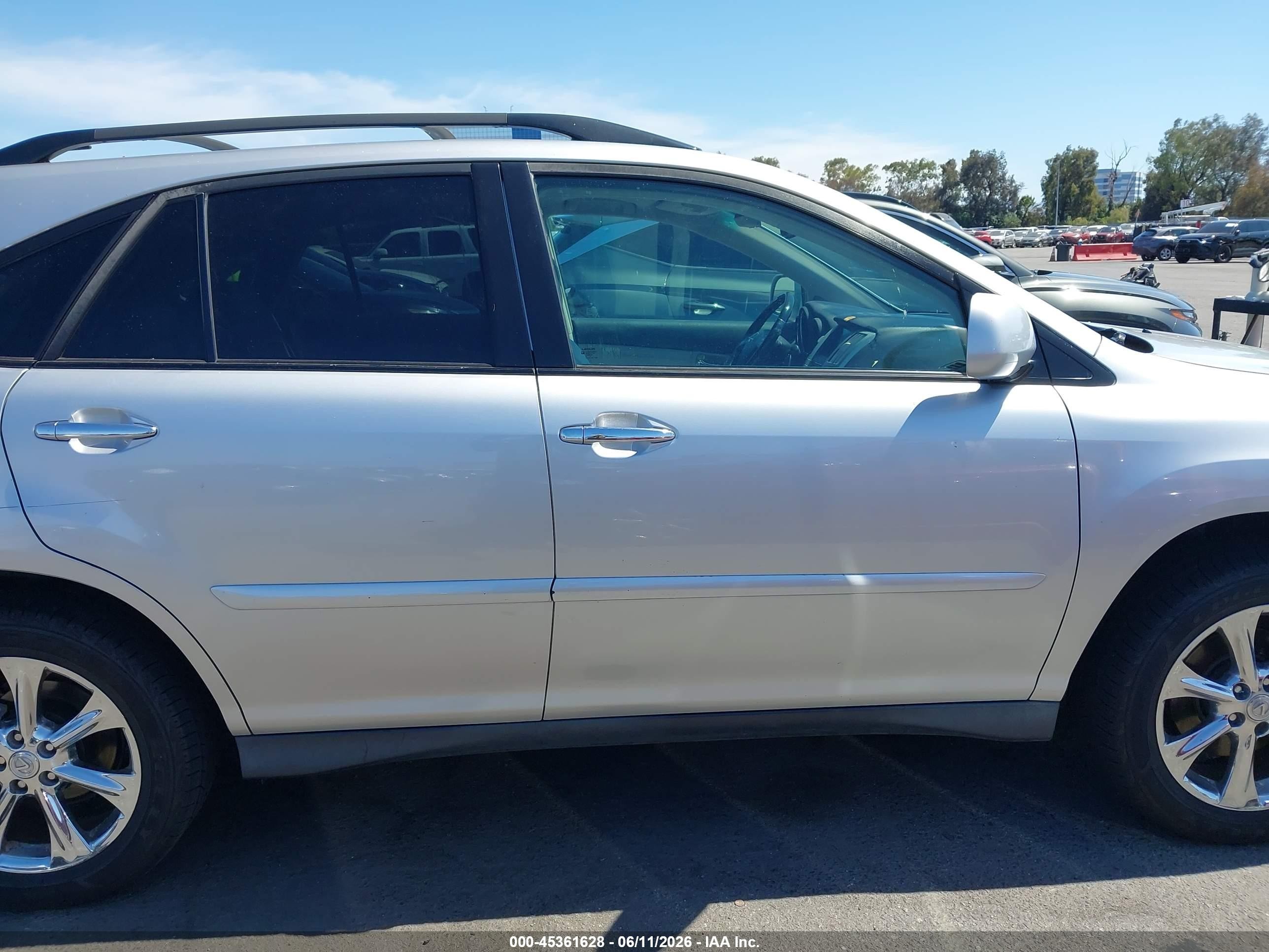 2009 Lexus Rx 350   Silver vin: 2T2GK31U19C060797