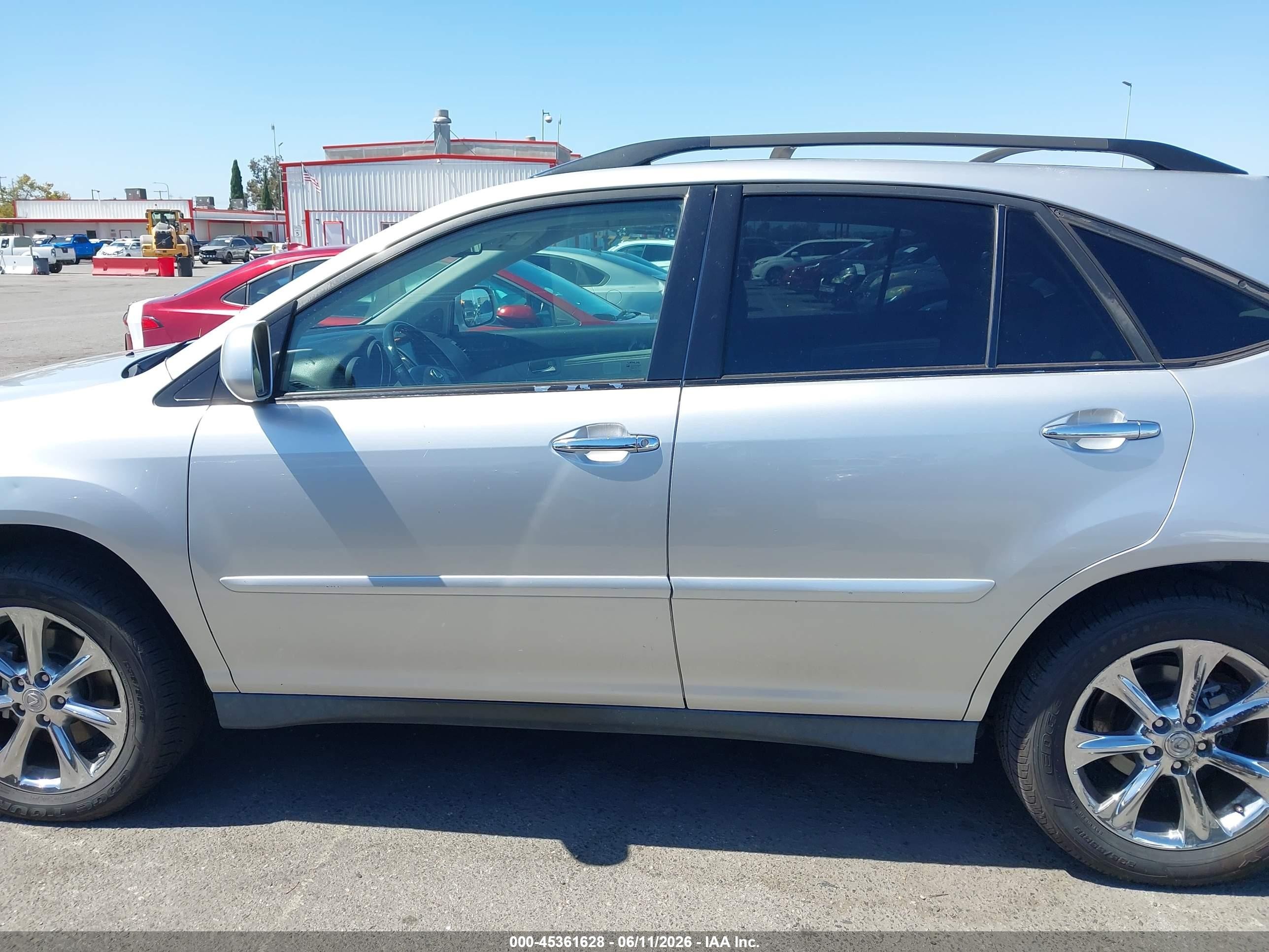 2009 Lexus Rx 350   Silver vin: 2T2GK31U19C060797
