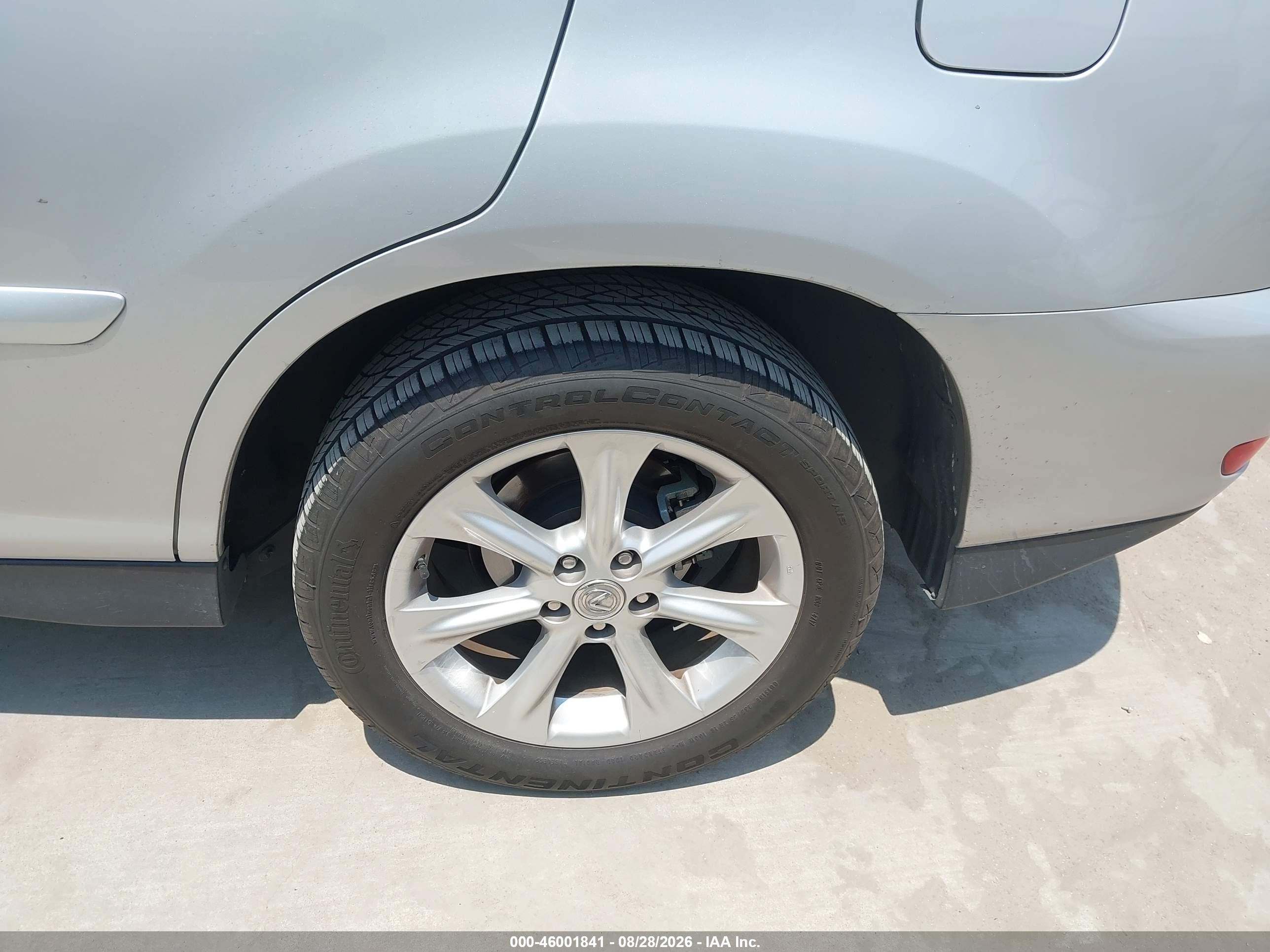 2009 Lexus Rx 350   Silver vin: 2T2GK31U19C071203