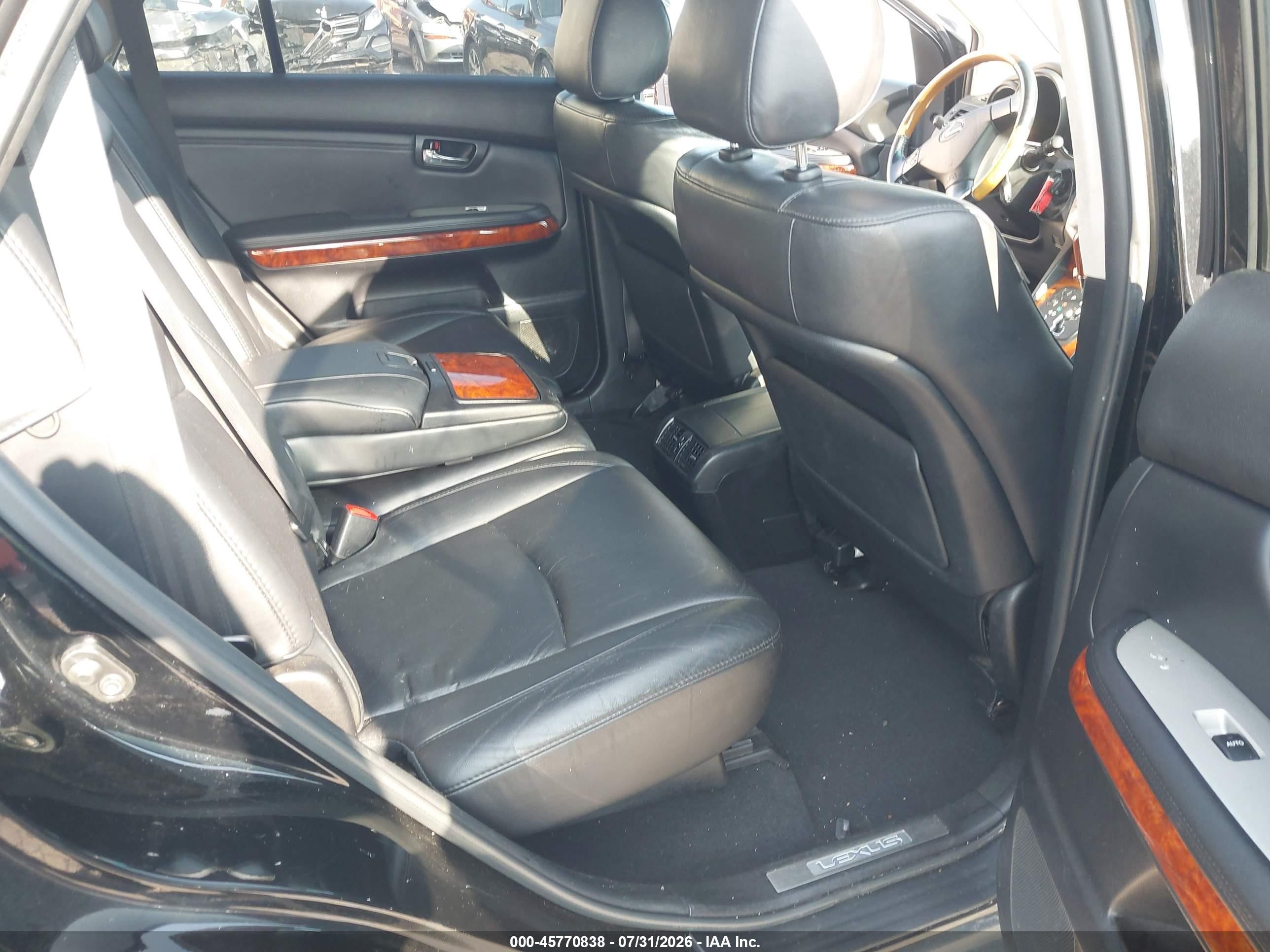 2009 Lexus Rx 350   Black vin: 2T2GK31U19C080063