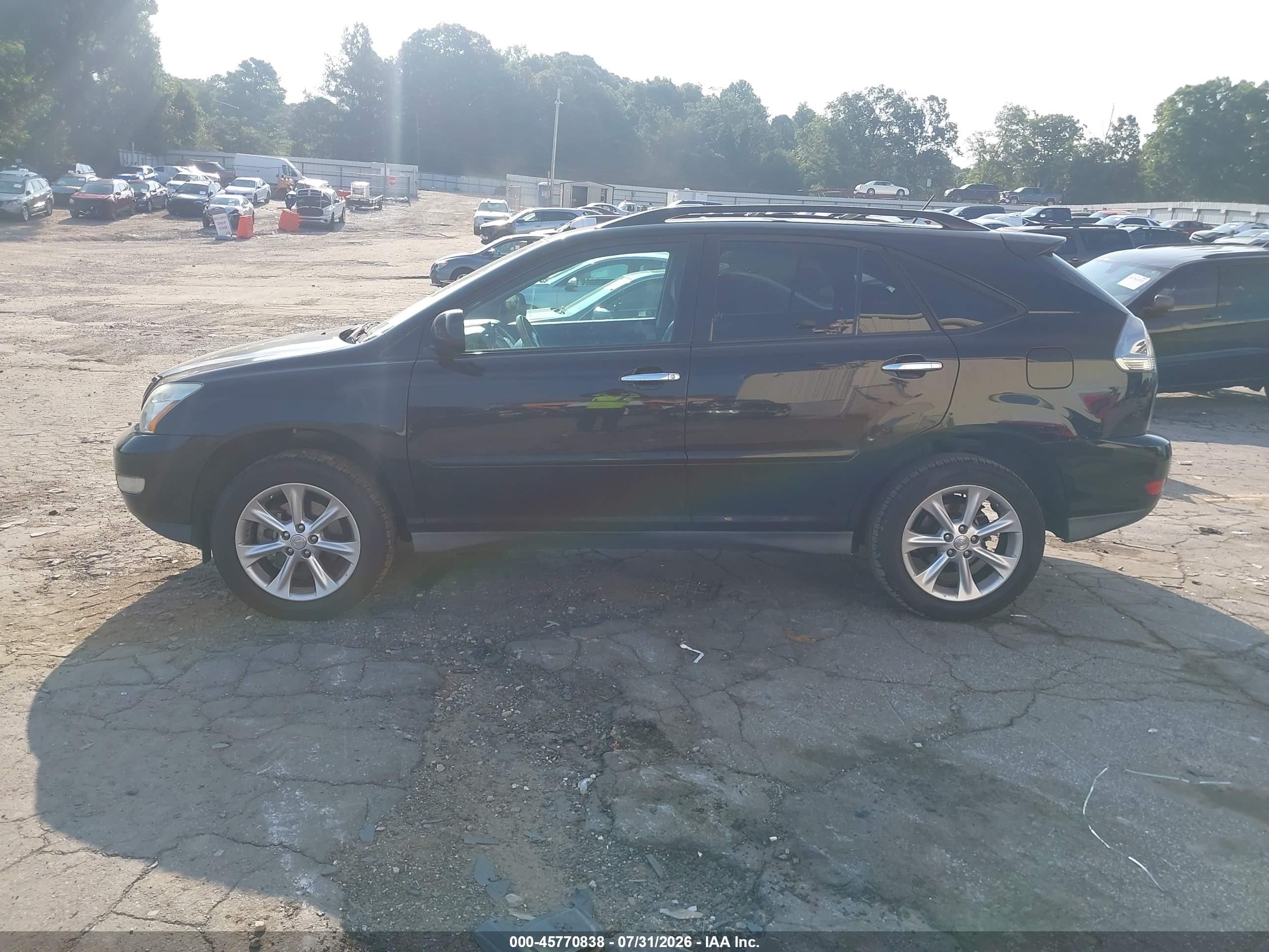 2009 Lexus Rx 350   Black vin: 2T2GK31U19C080063