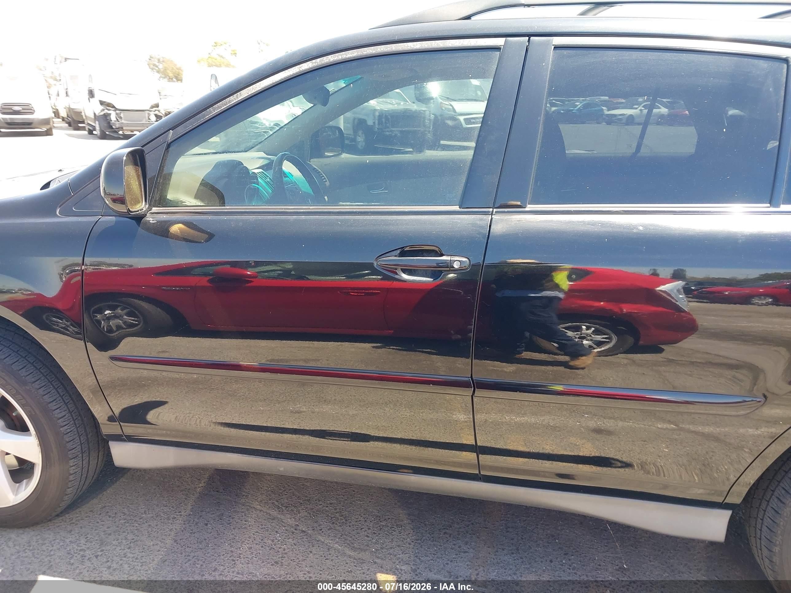 2007 Lexus Rx 350   Black vin: 2T2GK31U27C003019