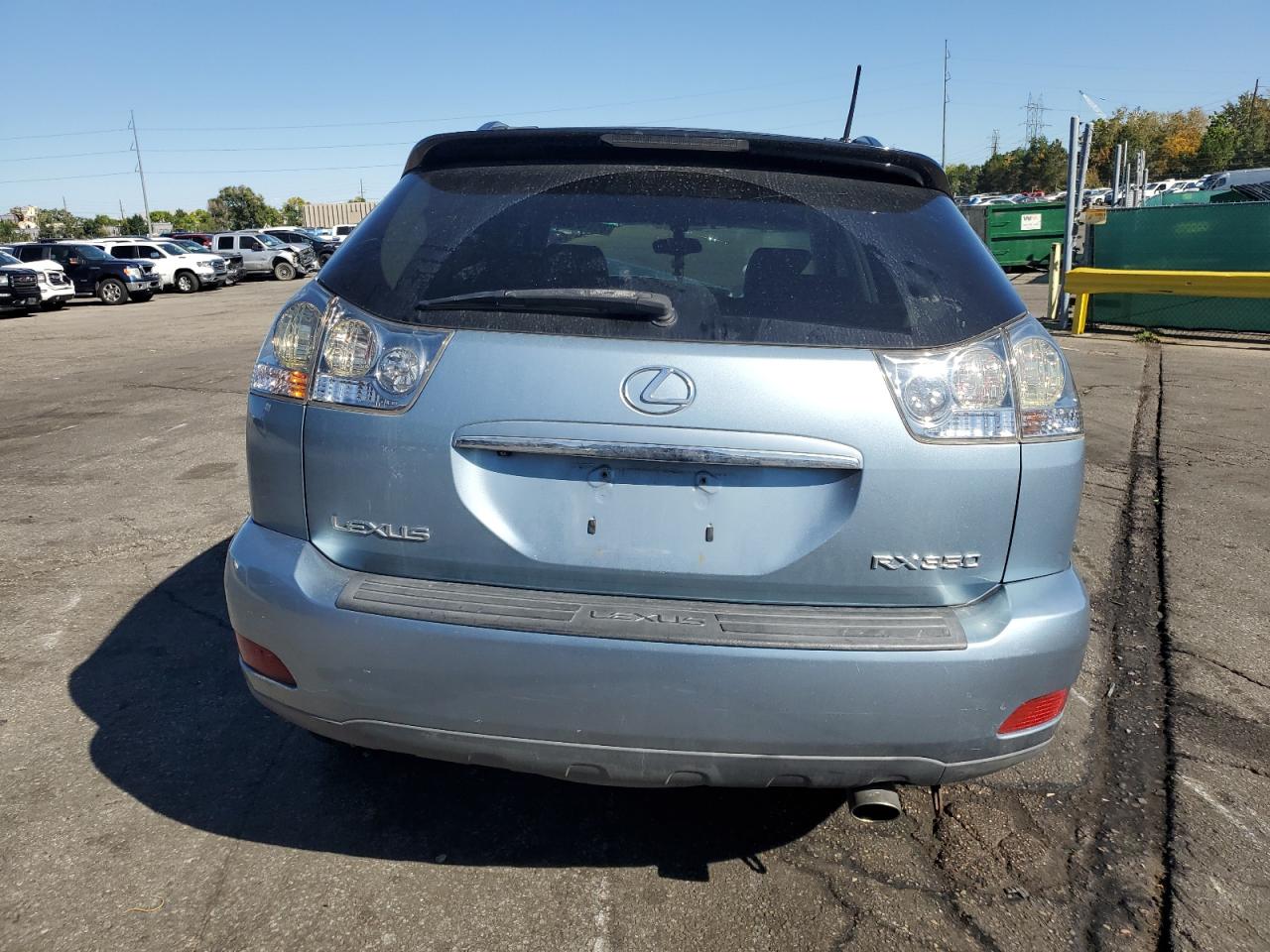 2007 Lexus Rx 350 Blue vin: 2T2GK31U27C006566