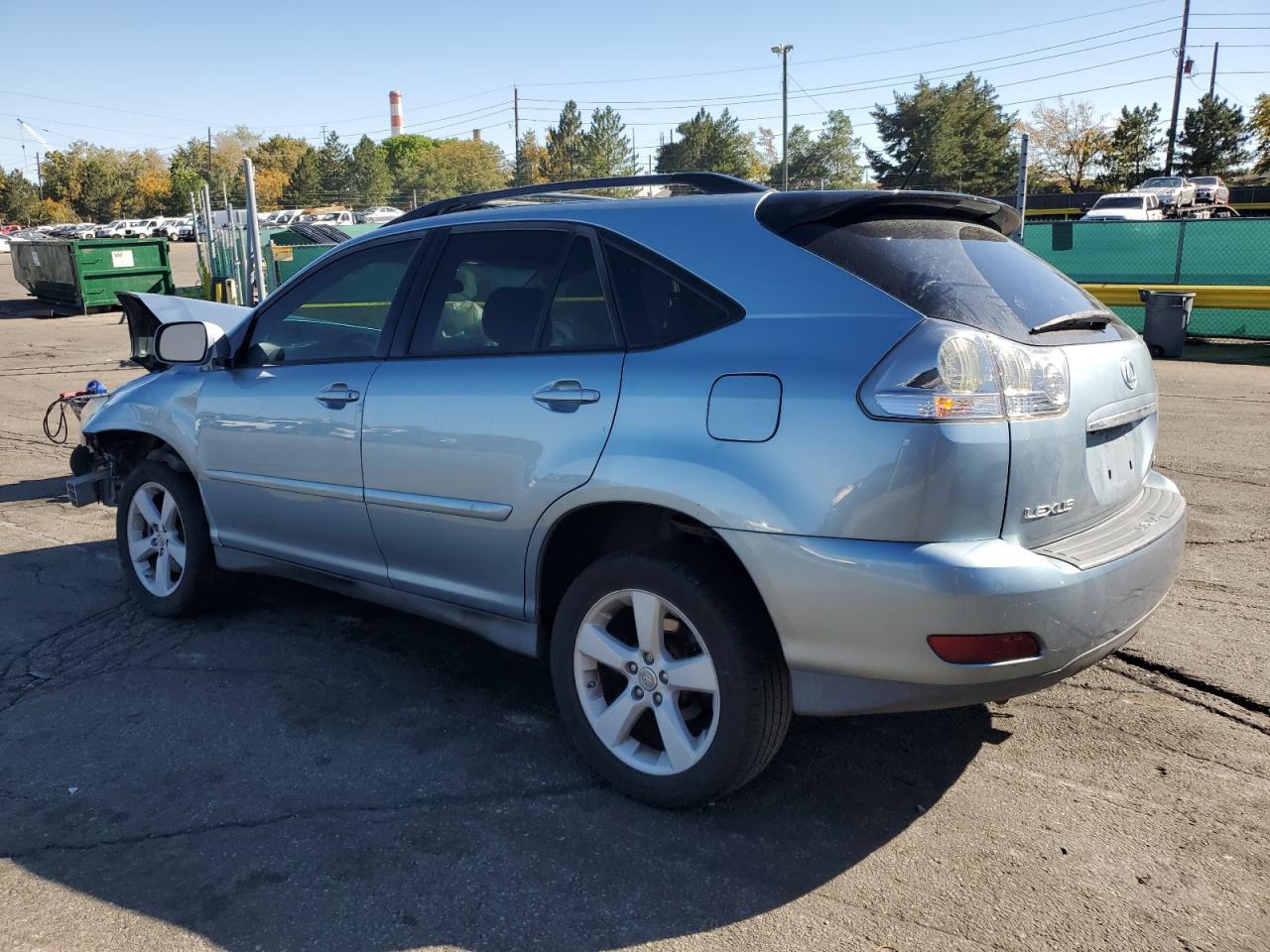 2007 Lexus Rx 350 Blue vin: 2T2GK31U27C006566