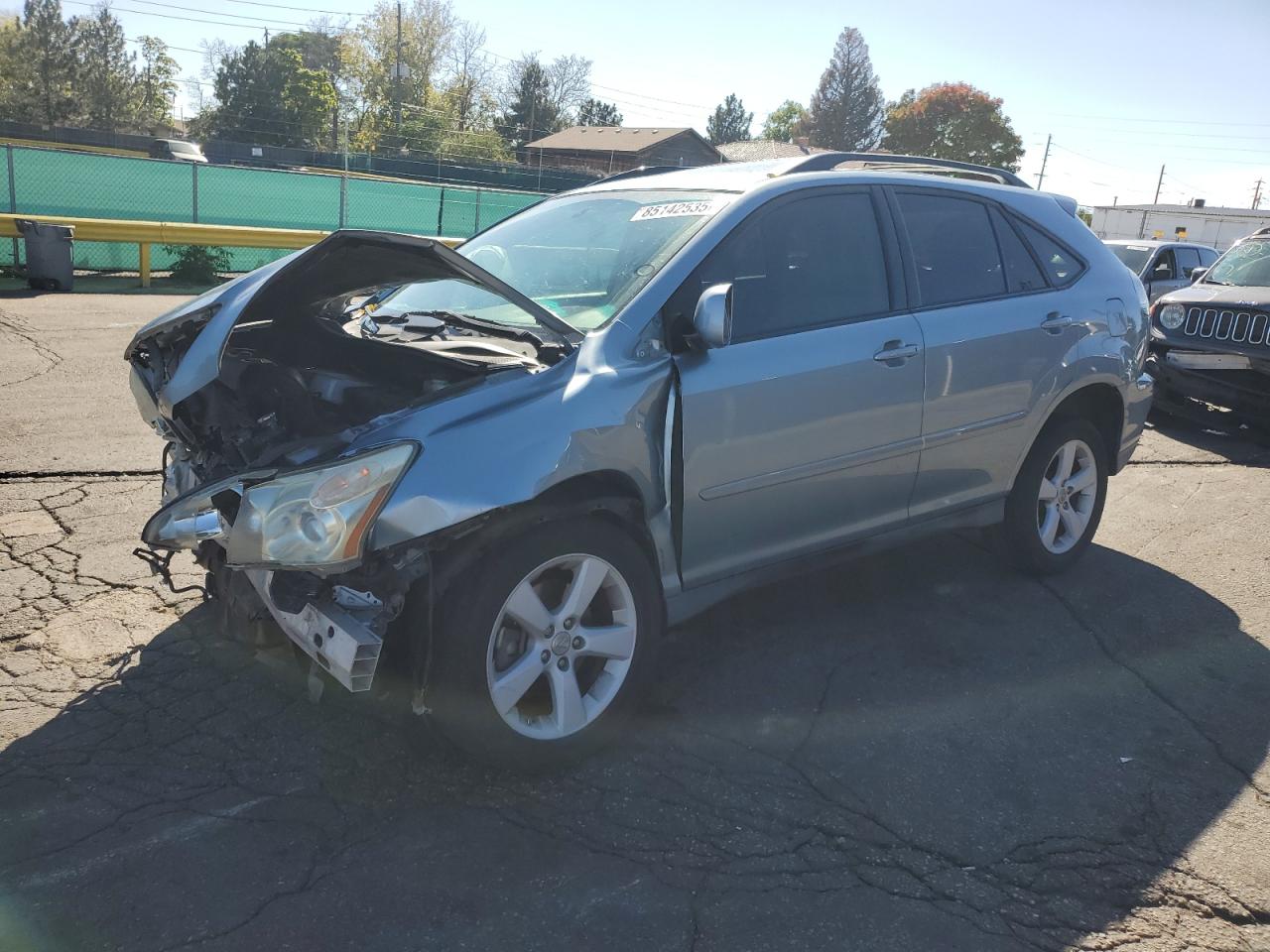 2007 Lexus Rx 350 Blue vin: 2T2GK31U27C006566