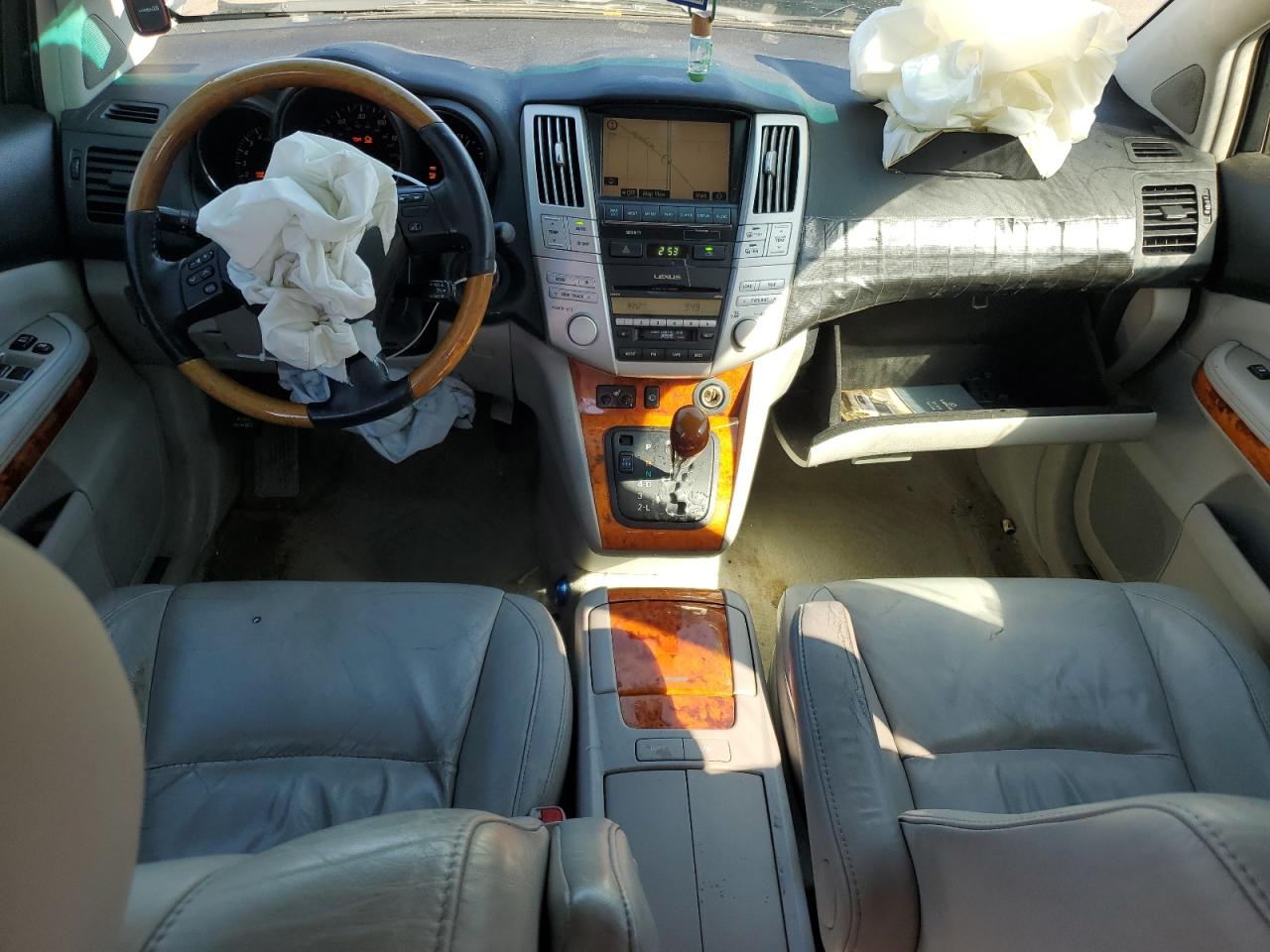 2007 Lexus Rx 350 Blue vin: 2T2GK31U27C006566