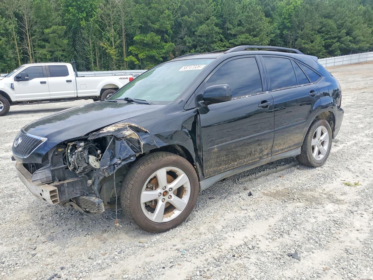 2007 Lexus Rx 350 Black vin: 2T2GK31U27C015932