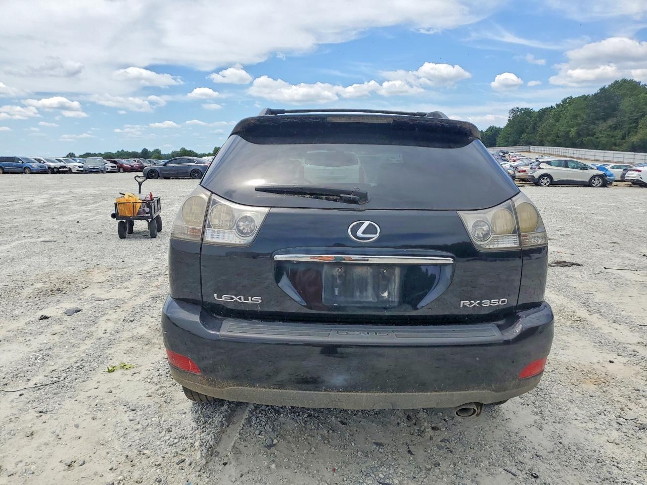 2007 Lexus Rx 350 Black vin: 2T2GK31U27C015932
