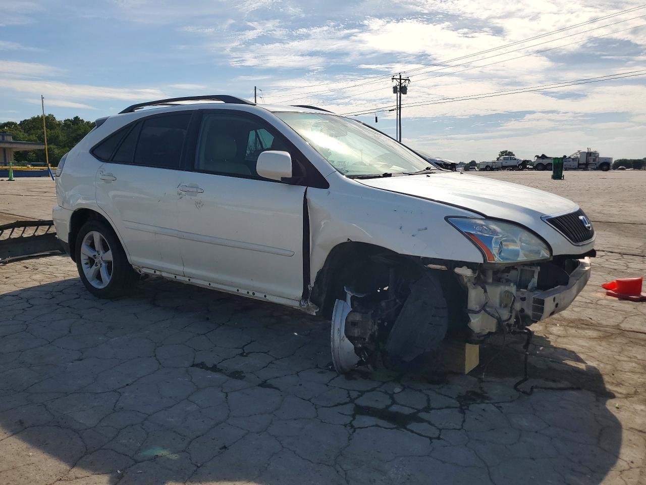 2007 Lexus Rx 350 White vin: 2T2GK31U27C024887