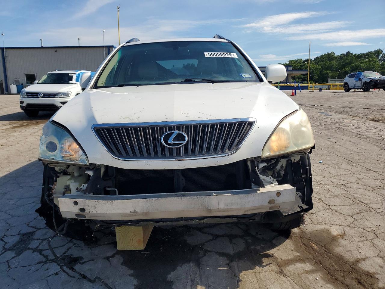 2007 Lexus Rx 350 White vin: 2T2GK31U27C024887