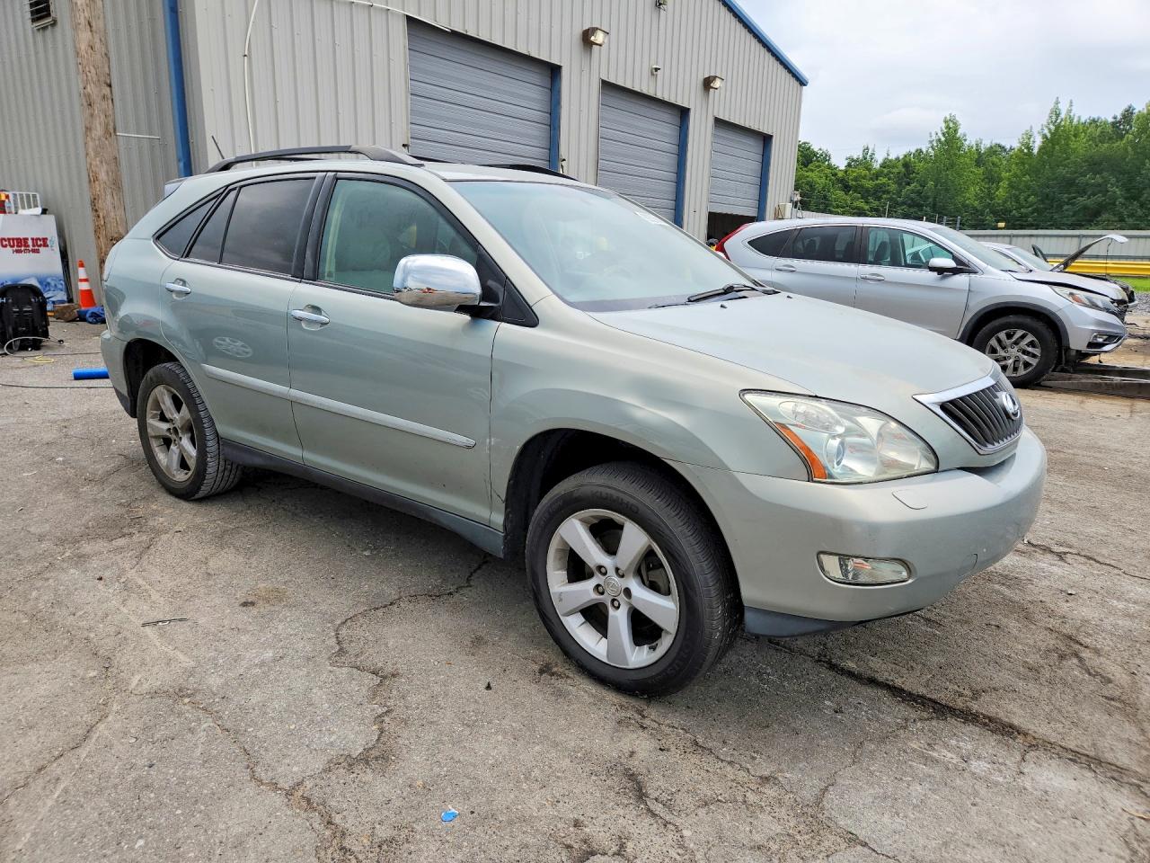 2008 Lexus Rx 350 Silver vin: 2T2GK31U28C028066