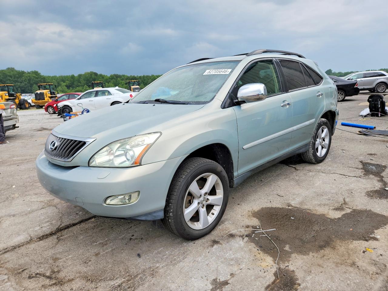 2008 Lexus Rx 350 Silver vin: 2T2GK31U28C028066