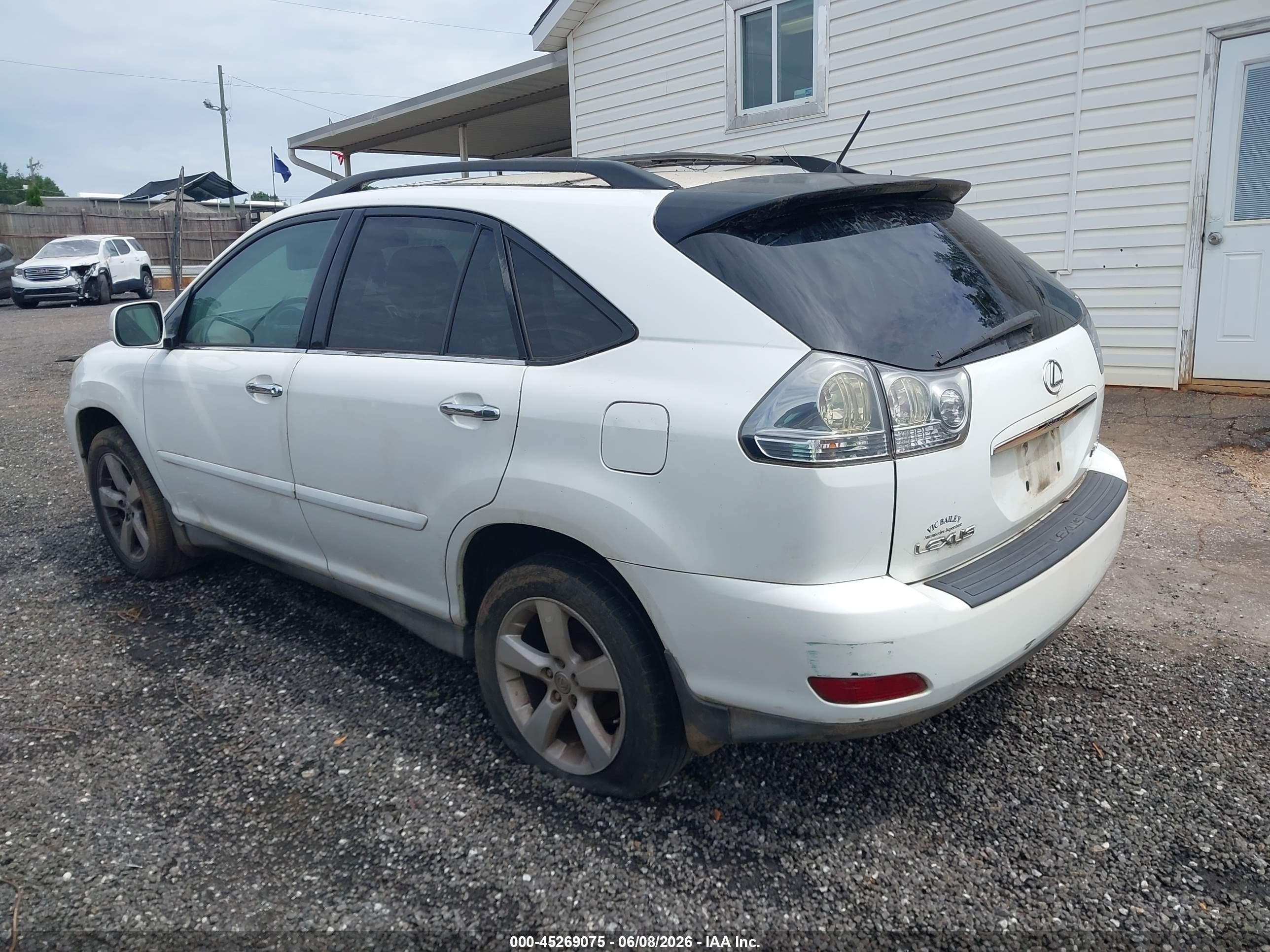 2008 Lexus Rx 350   White vin: 2T2GK31U28C032134