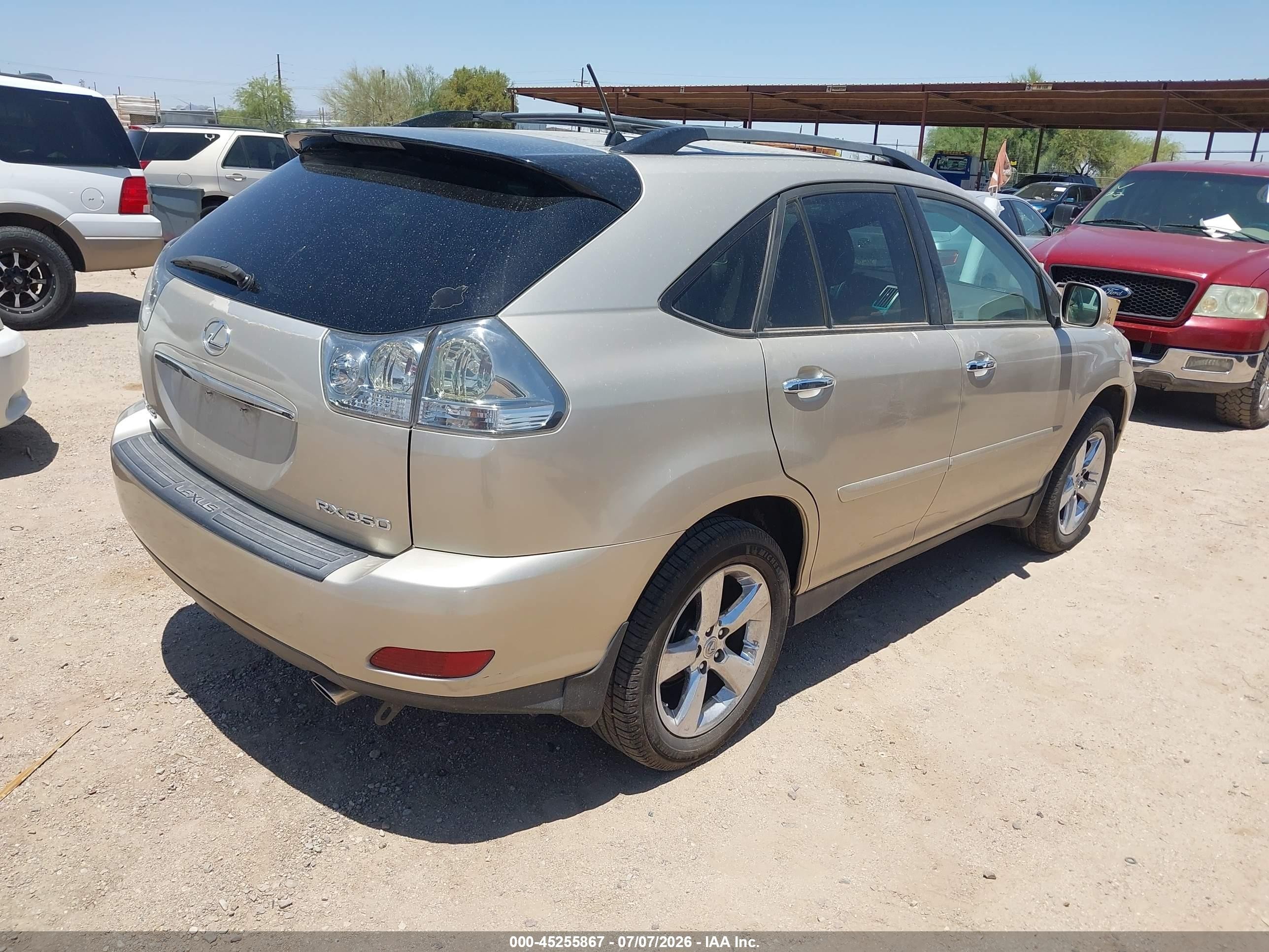 2008 Lexus Rx 350   Tan vin: 2T2GK31U28C034742