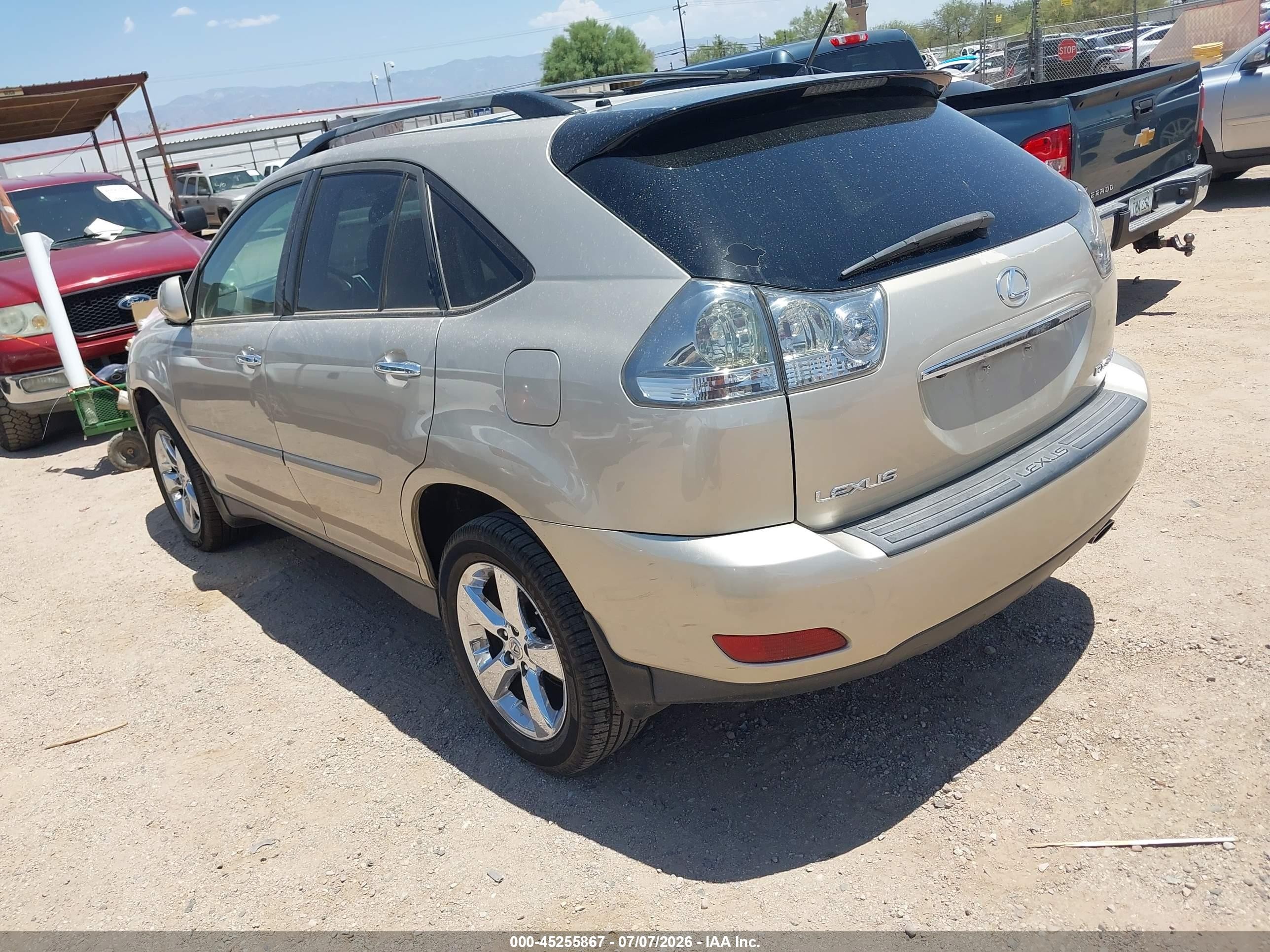 2008 Lexus Rx 350   Tan vin: 2T2GK31U28C034742